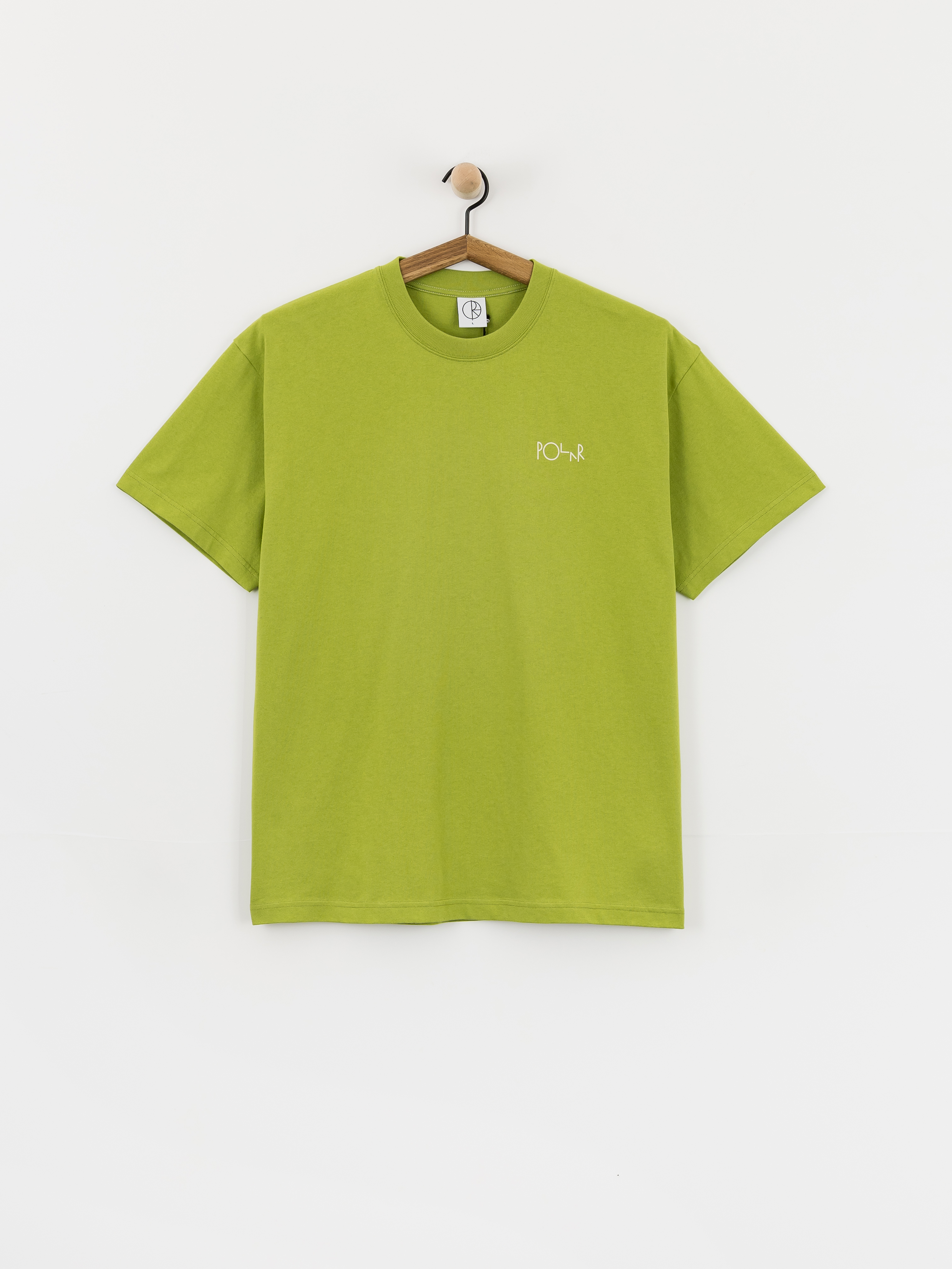 Tricou Polar Skate Contrast Stroke Logo (peridot)