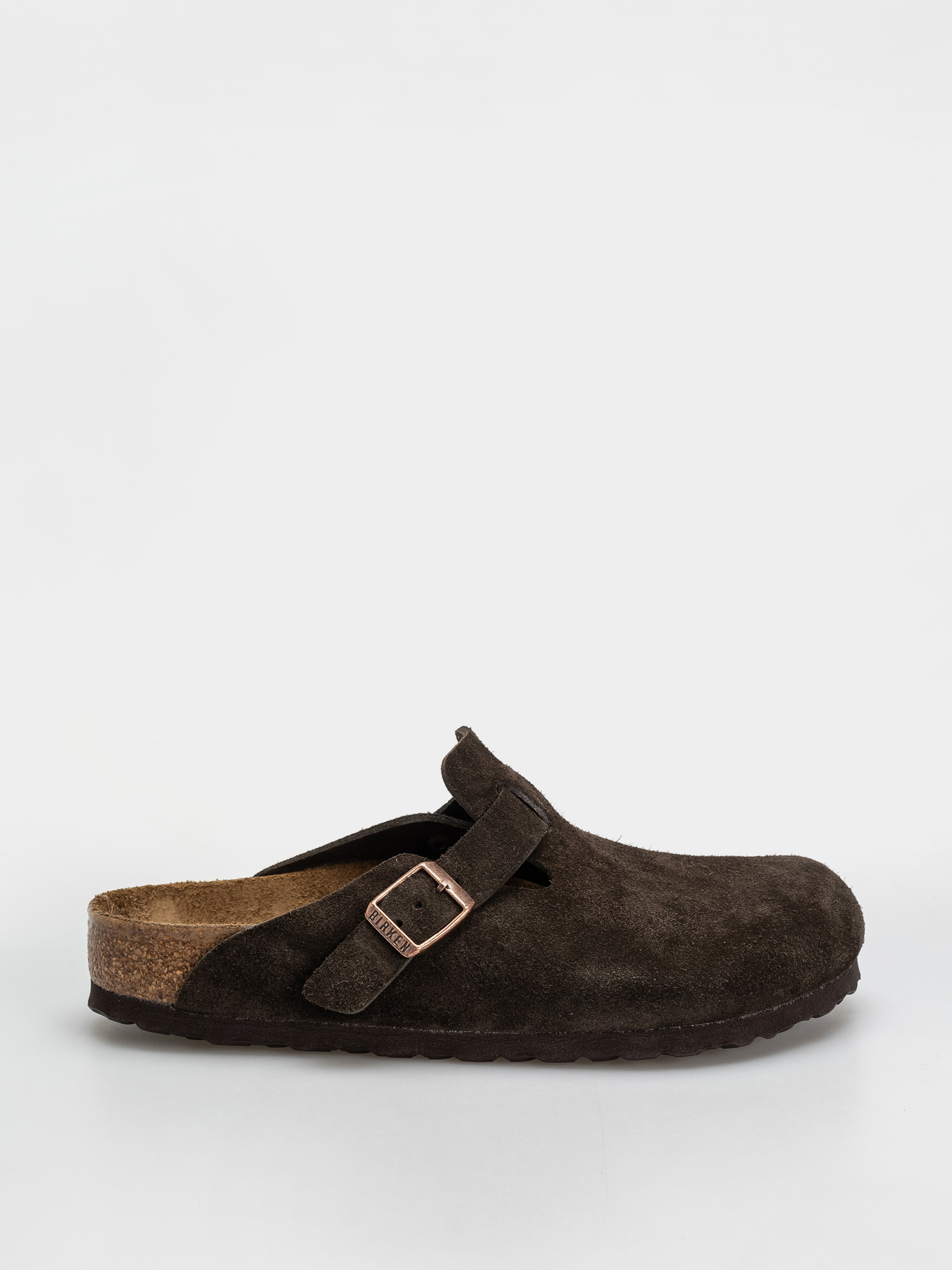 u0218lapi Birkenstock Boston Suede Leather Regular (mocca)