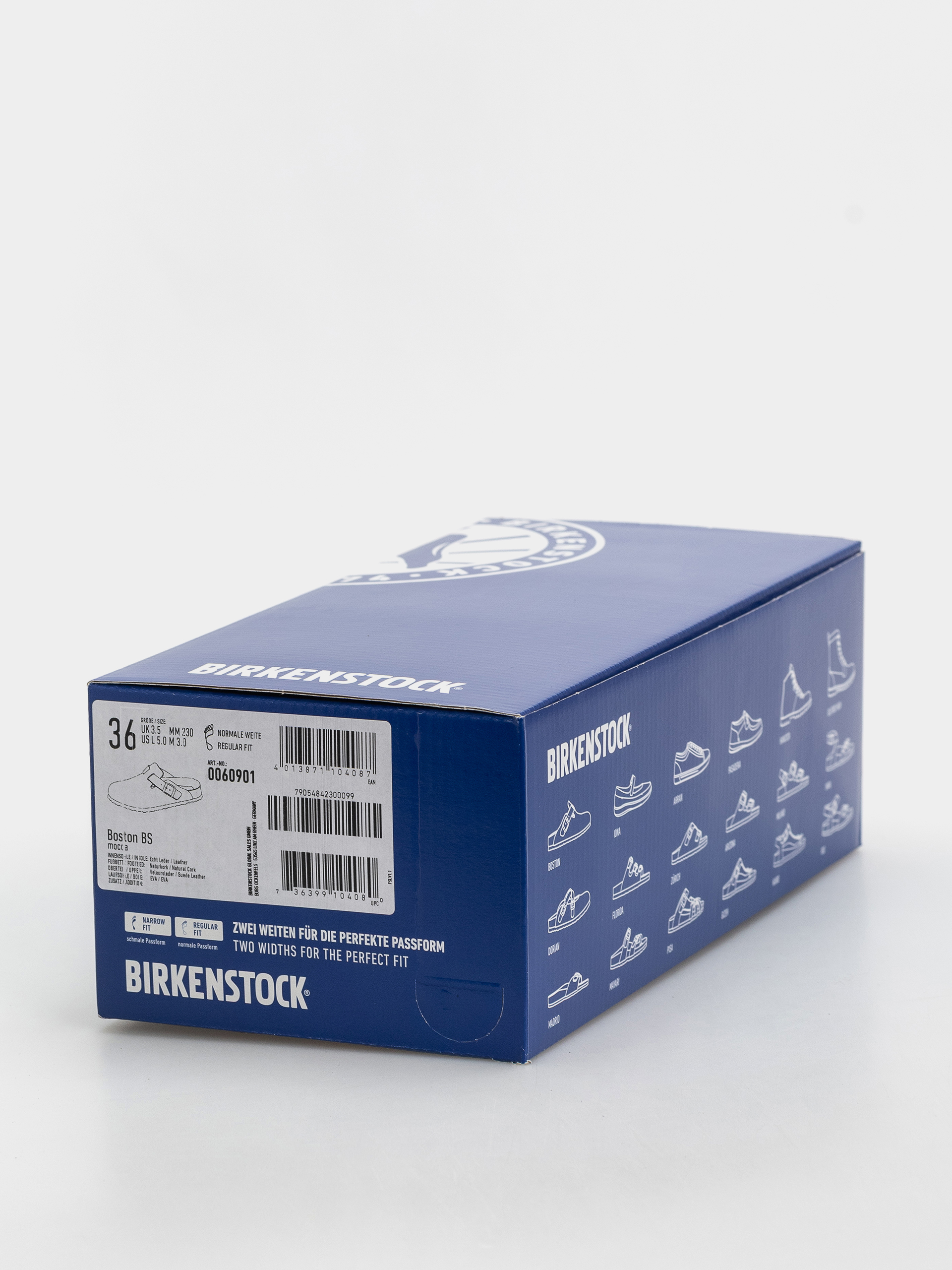 Șlapi Birkenstock Boston Suede Leather Regular (mocca)