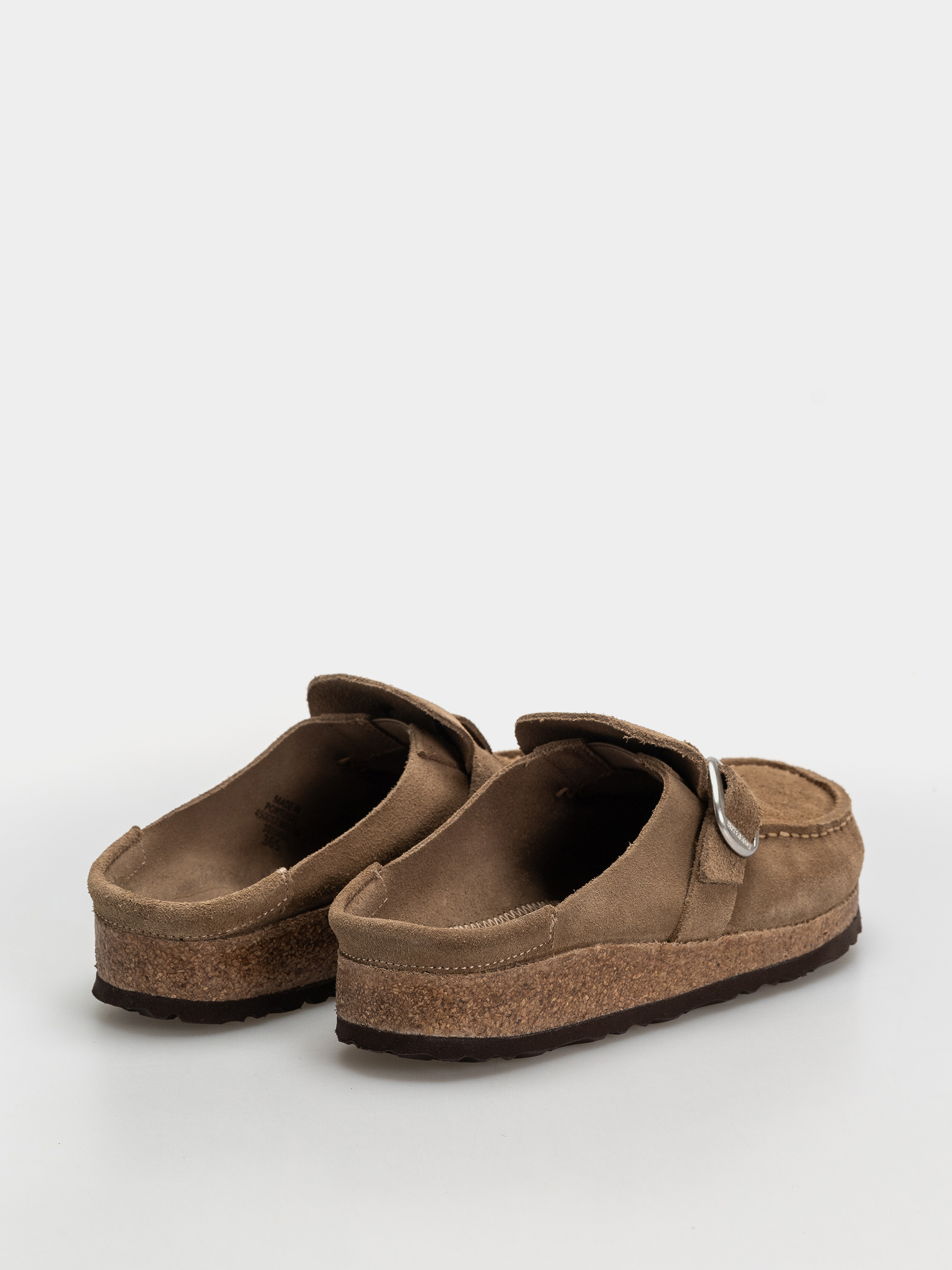 Șlapi Birkenstock Buckley Suede Leather Narrow Wmn (gray taupe)