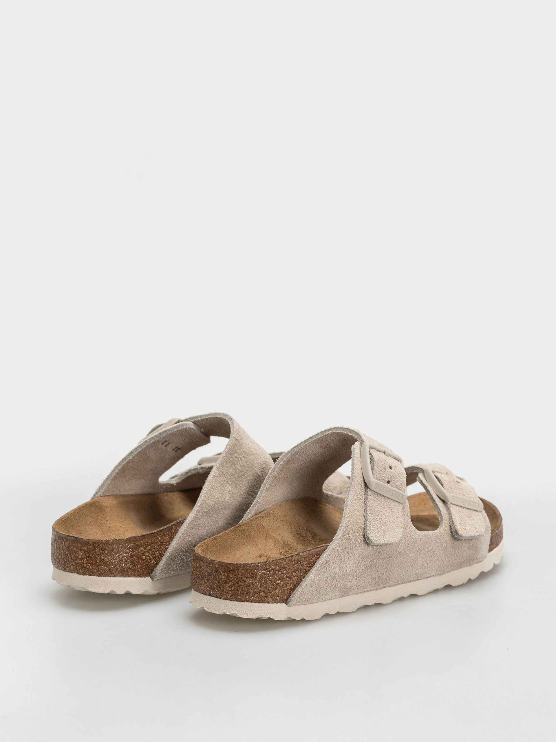 Șlapi Birkenstock Arizona Suede Leather Narrow (oyster)