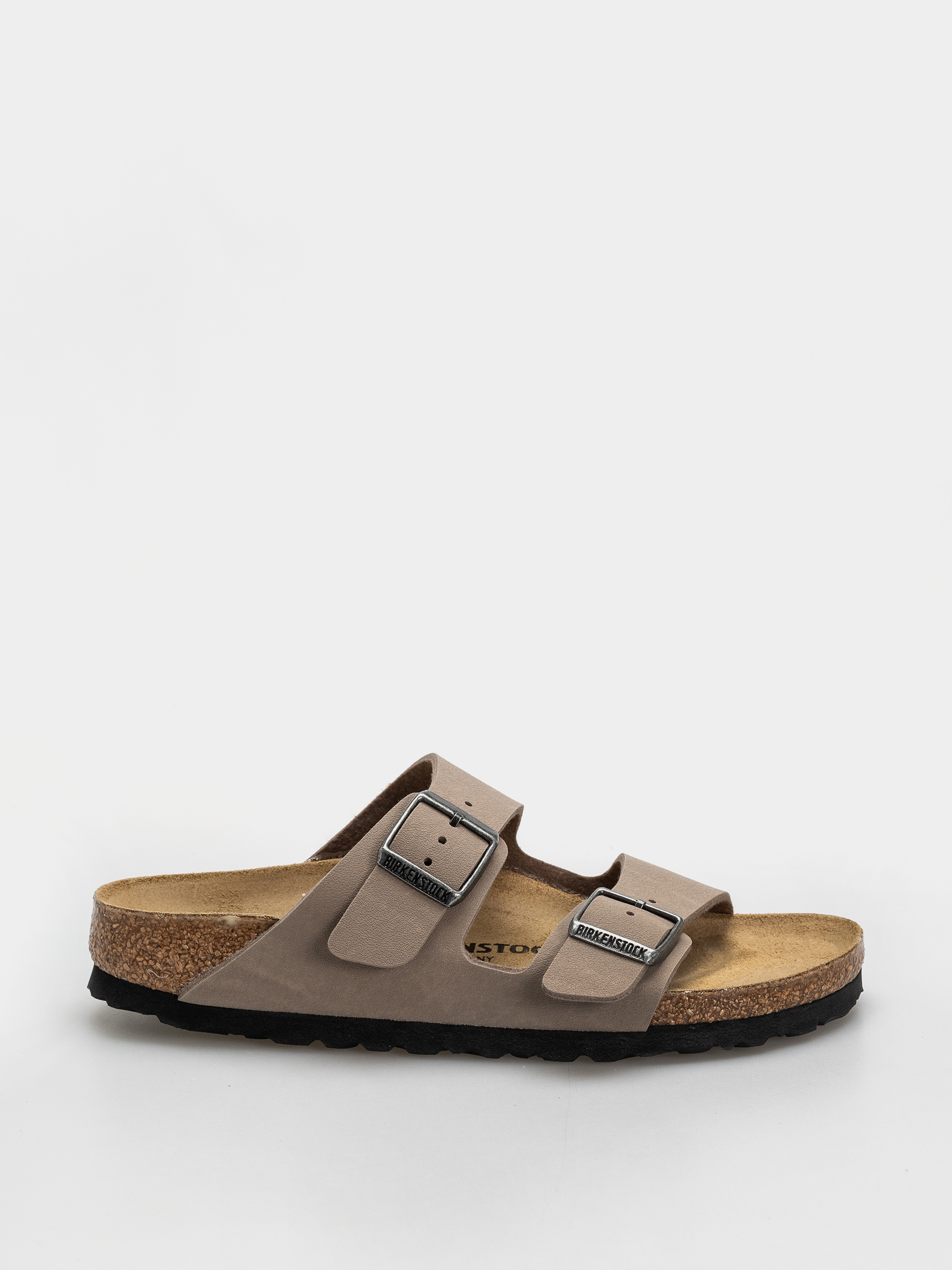 Șlapi Birkenstock Arizona Birkibuc Narrow (gray taupe)