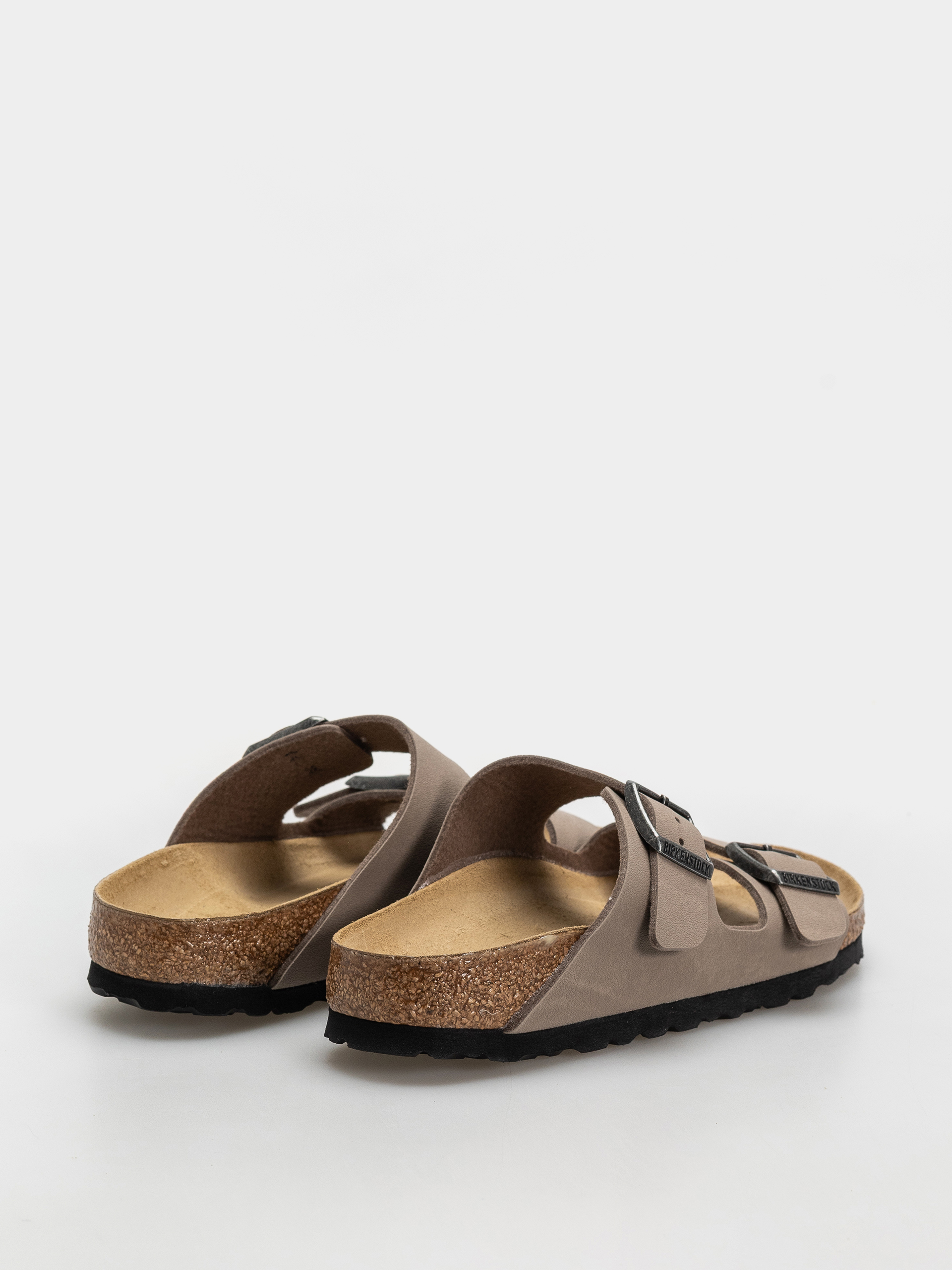 Șlapi Birkenstock Arizona Birkibuc Narrow (gray taupe)