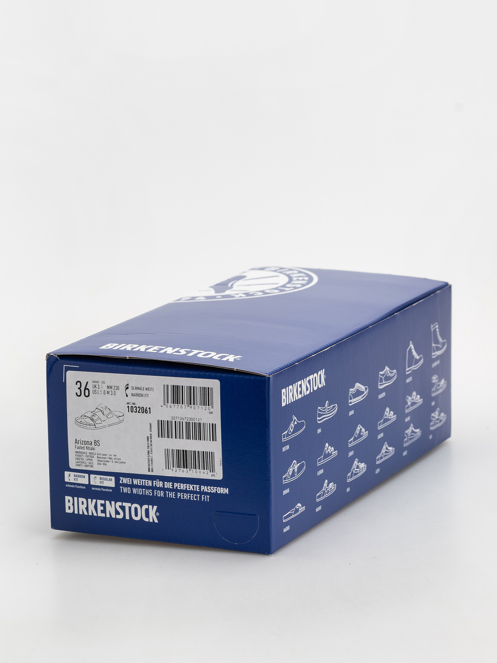 Șlapi Birkenstock Arizona Suede Leather Narrow (faded khaki)