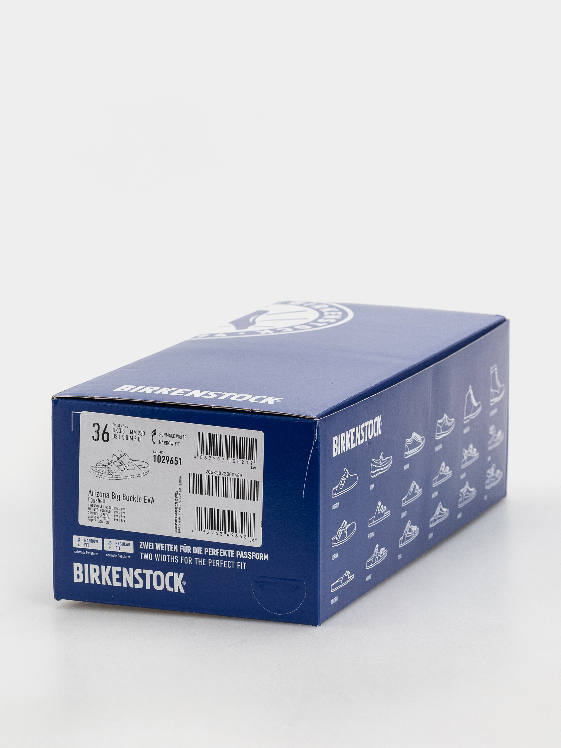 Șlapi Birkenstock Arizona Big Buckle EVA Narrow Wmn (eggshell)