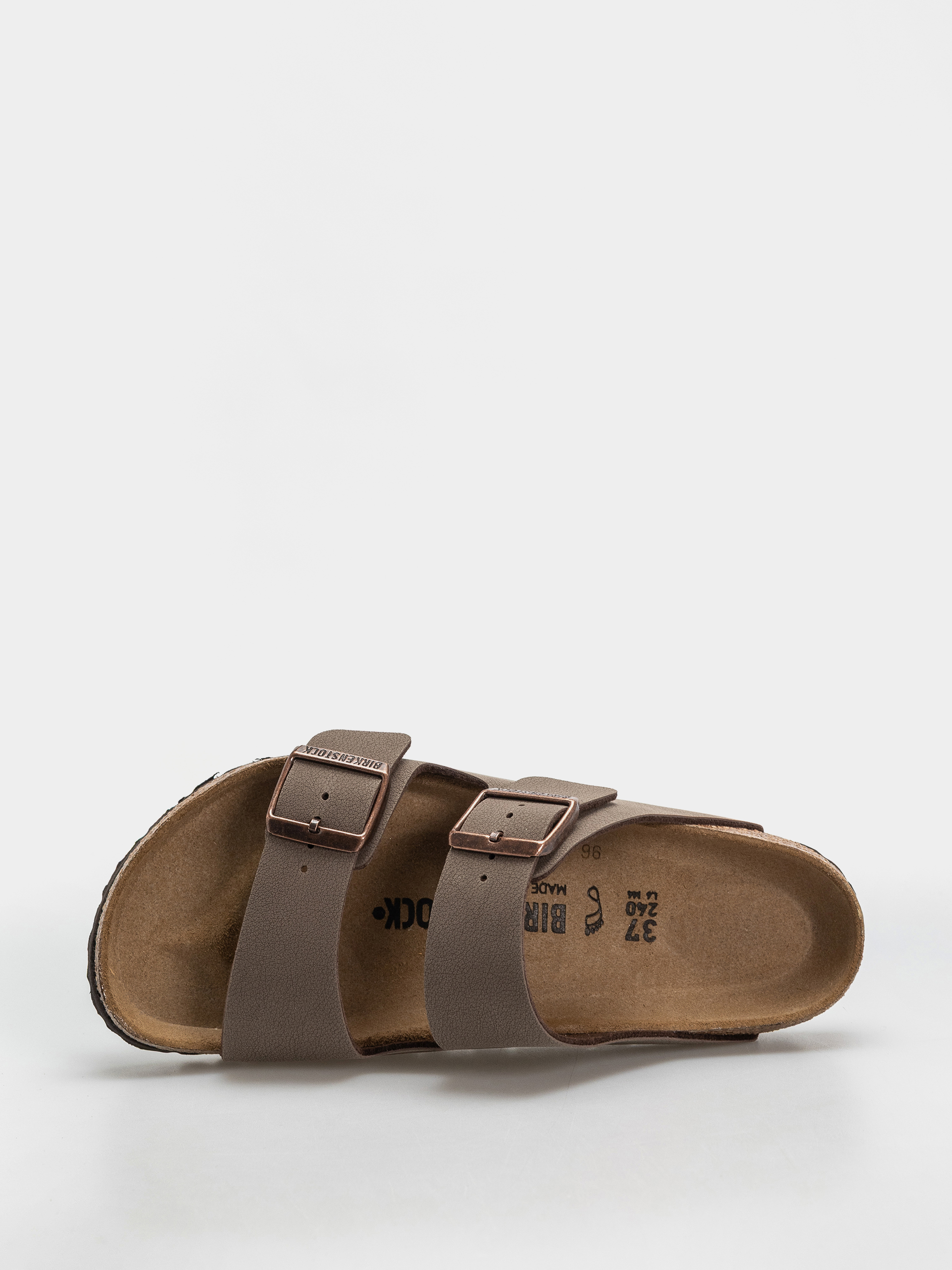 Șlapi Birkenstock Arizona Birkibuc Regular (mocca)