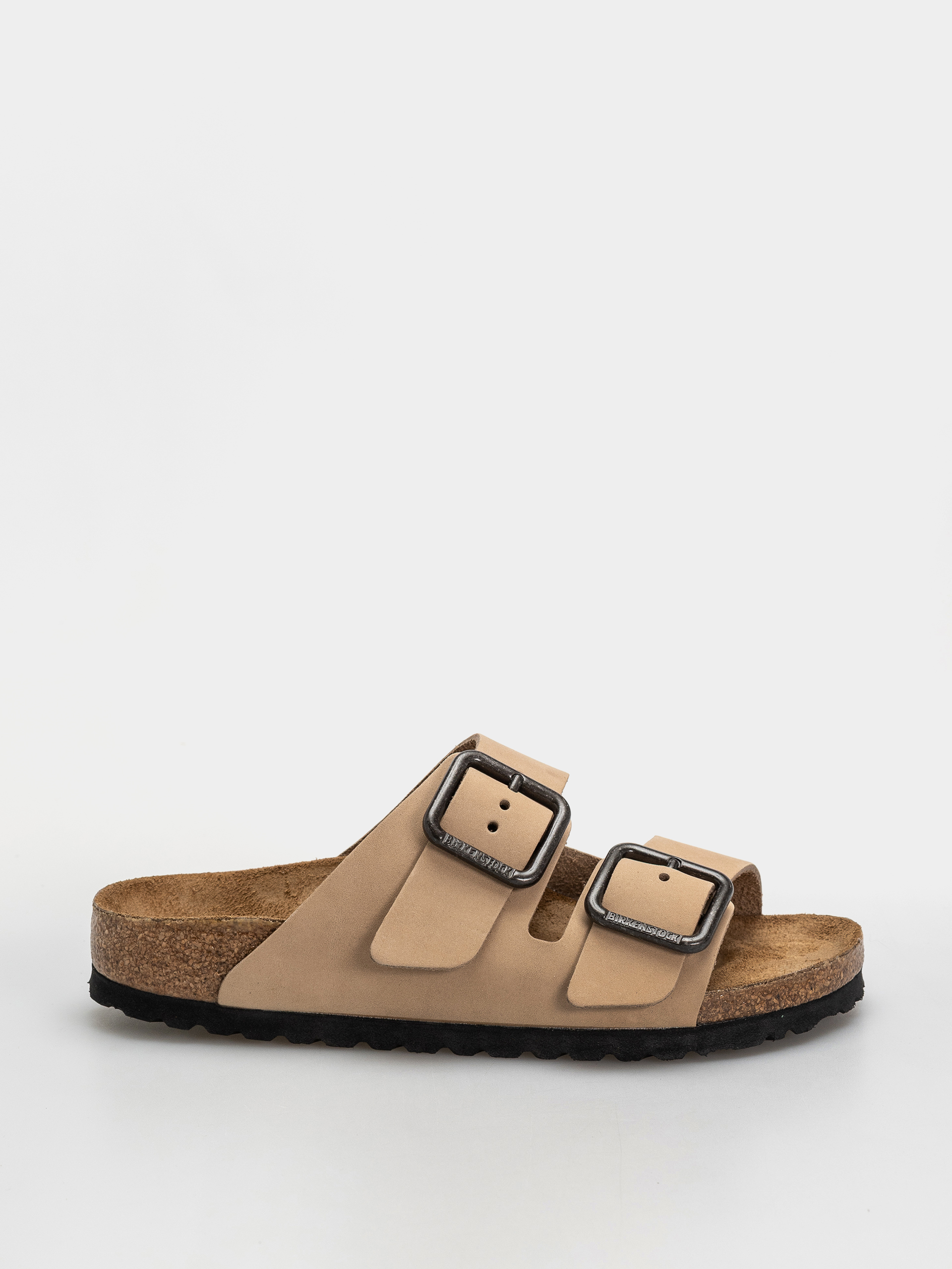 u0218lapi Birkenstock Arizona Wire Buckle Nubuck Leather Narrow (sandcastle)