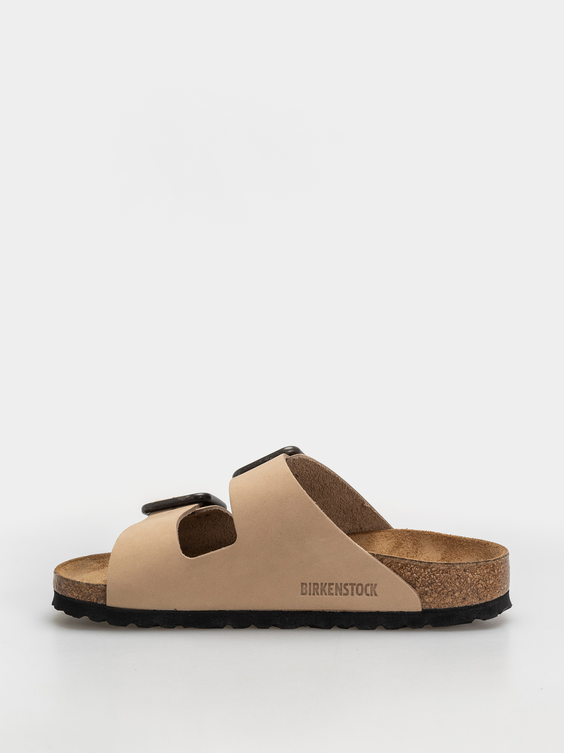 Șlapi Birkenstock Arizona Wire Buckle Nubuck Leather Narrow (sandcastle)