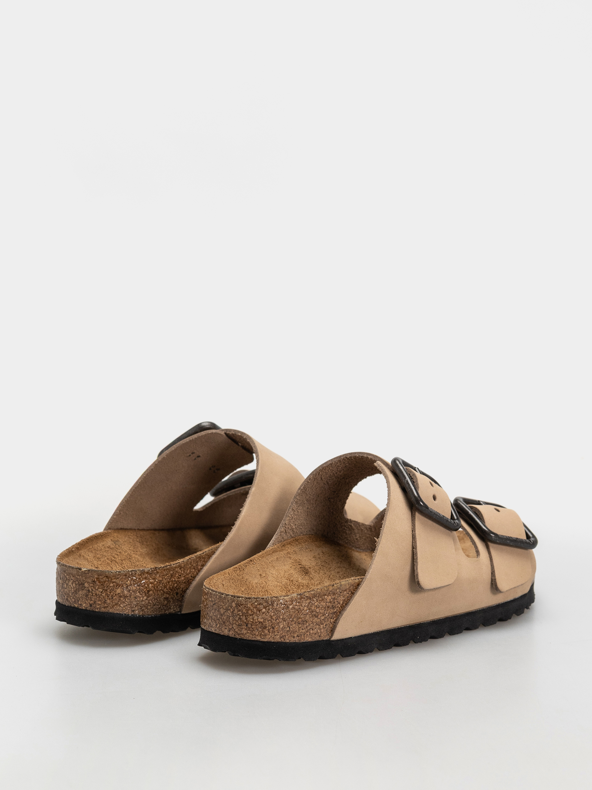 Șlapi Birkenstock Arizona Wire Buckle Nubuck Leather Narrow (sandcastle)
