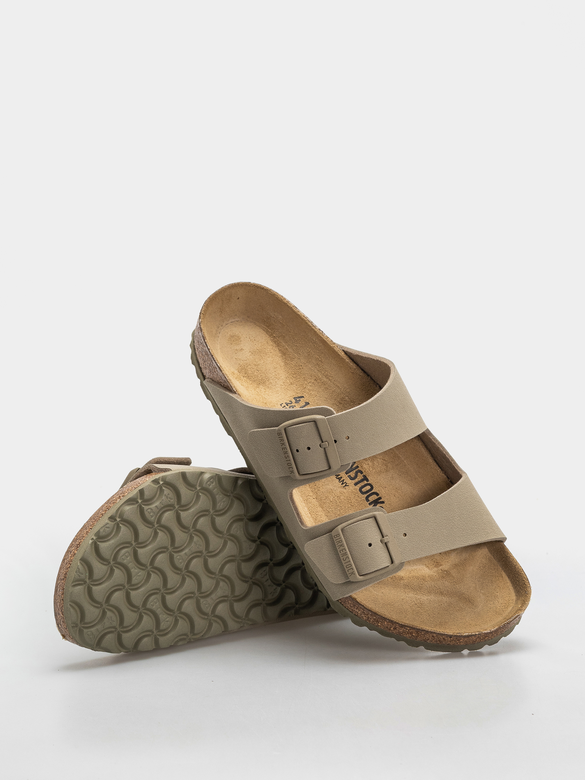 Șlapi Birkenstock Arizona Birko Flor Regular (faded khaki)