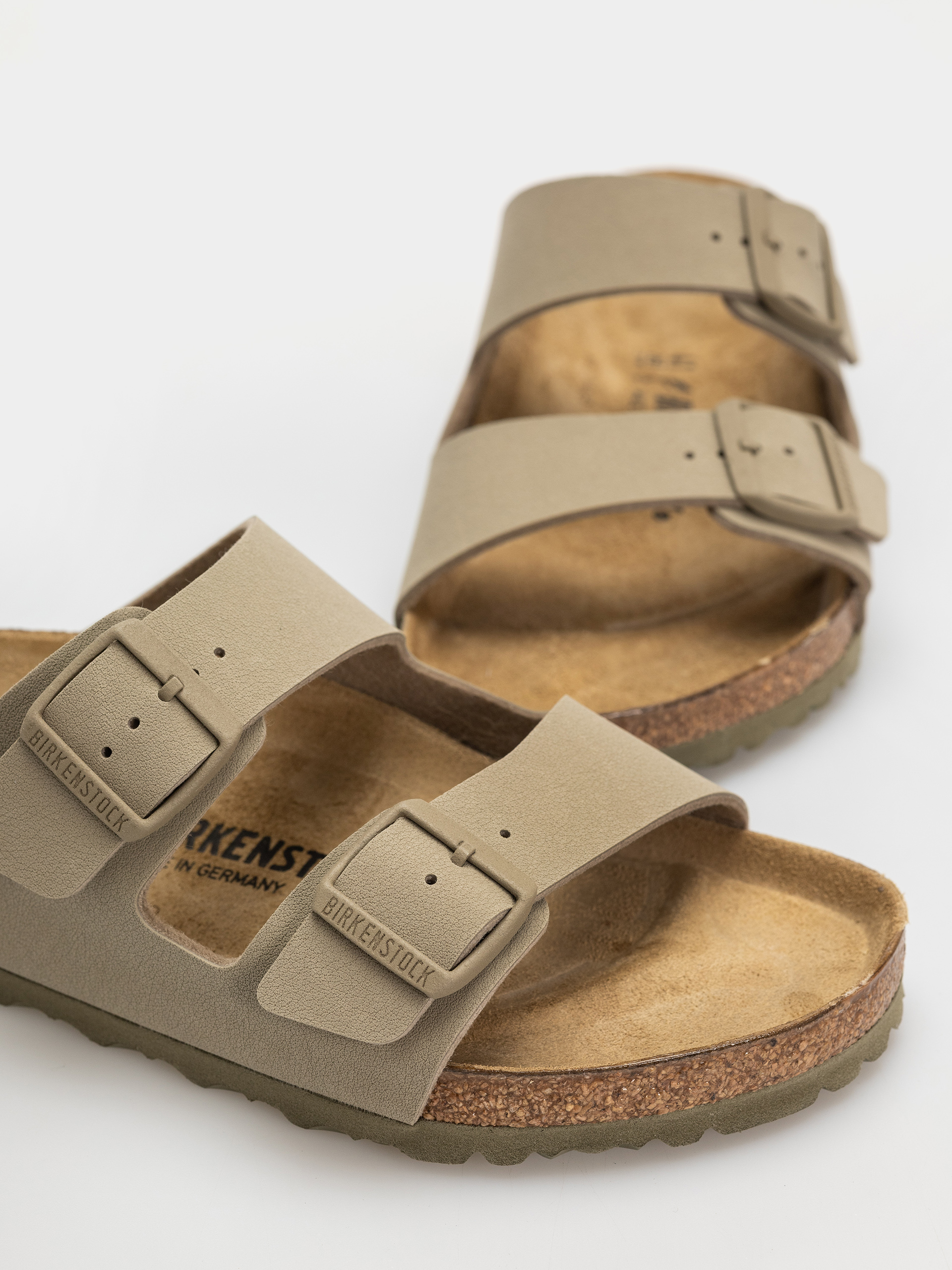 Șlapi Birkenstock Arizona Birko Flor Regular (faded khaki)