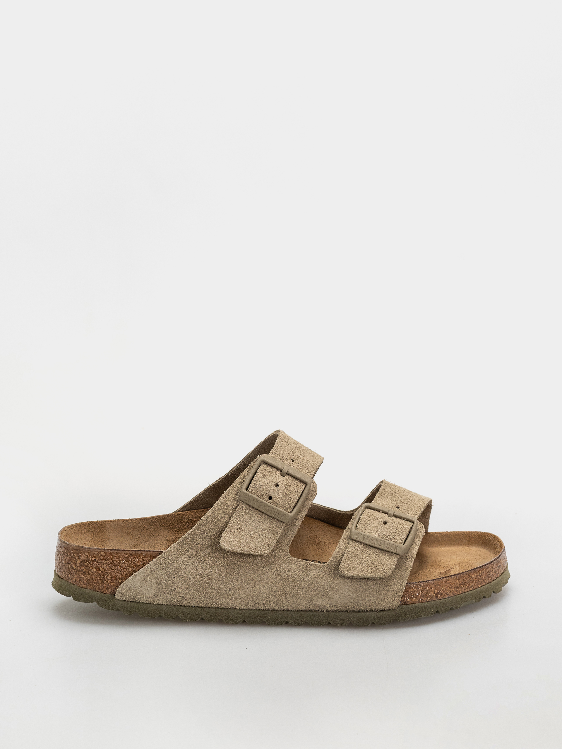 u0218lapi Birkenstock Arizona Suede Leather Regular (faded khaki)