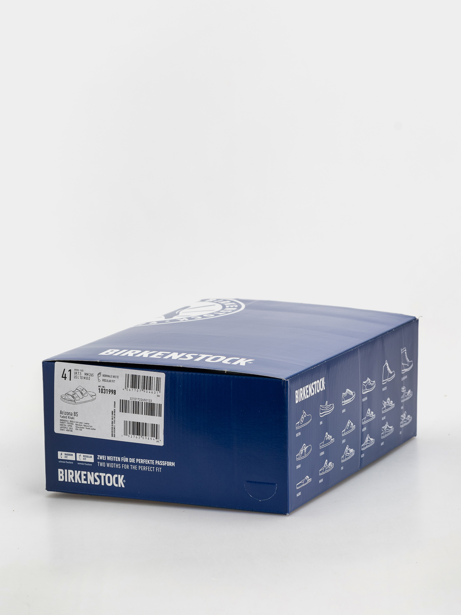 Șlapi Birkenstock Arizona Suede Leather Regular (faded khaki)