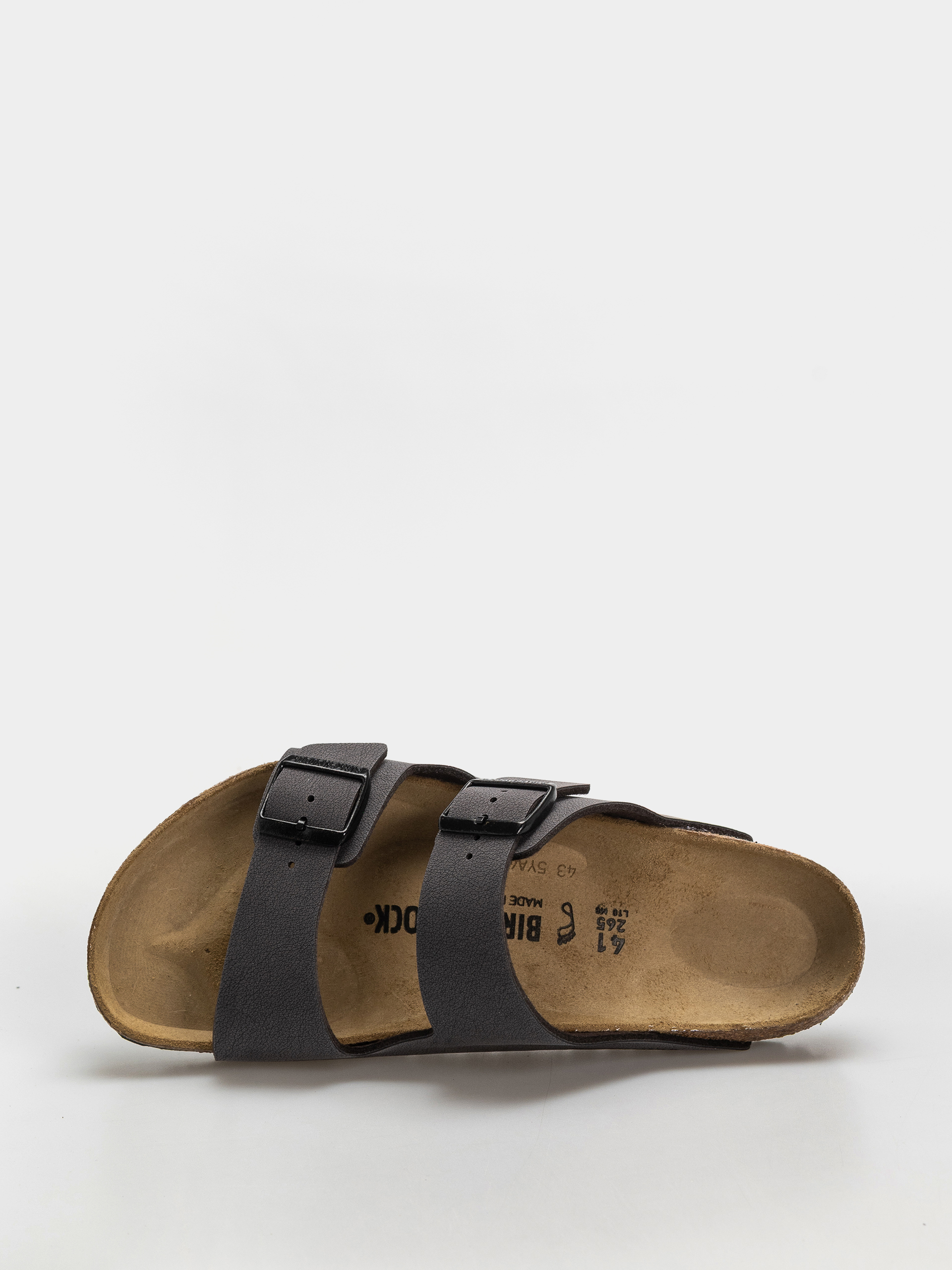 Șlapi Birkenstock Arizona Birkibuc Regular (velvet gray/black)