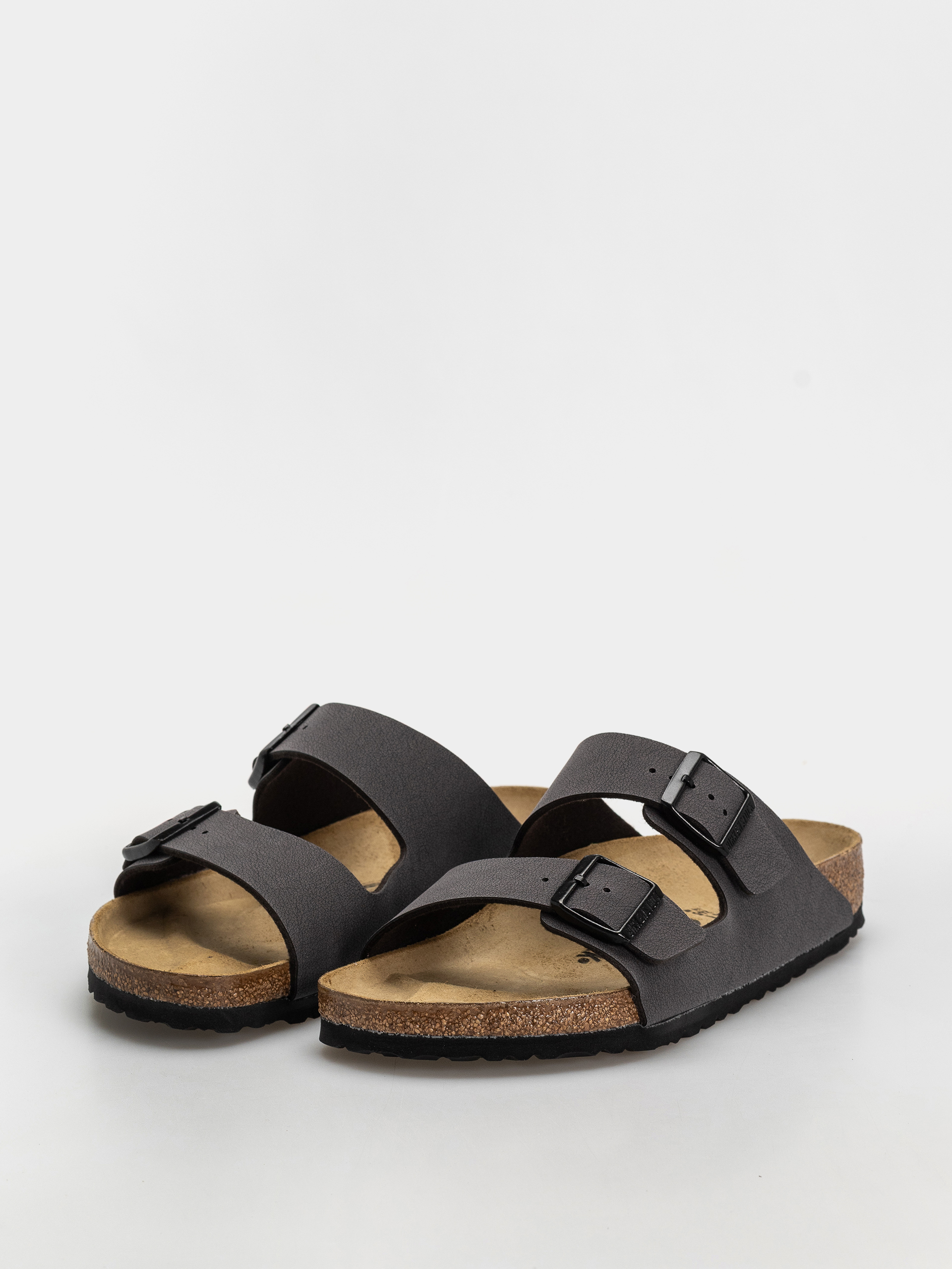 Șlapi Birkenstock Arizona Birkibuc Regular (velvet gray/black)