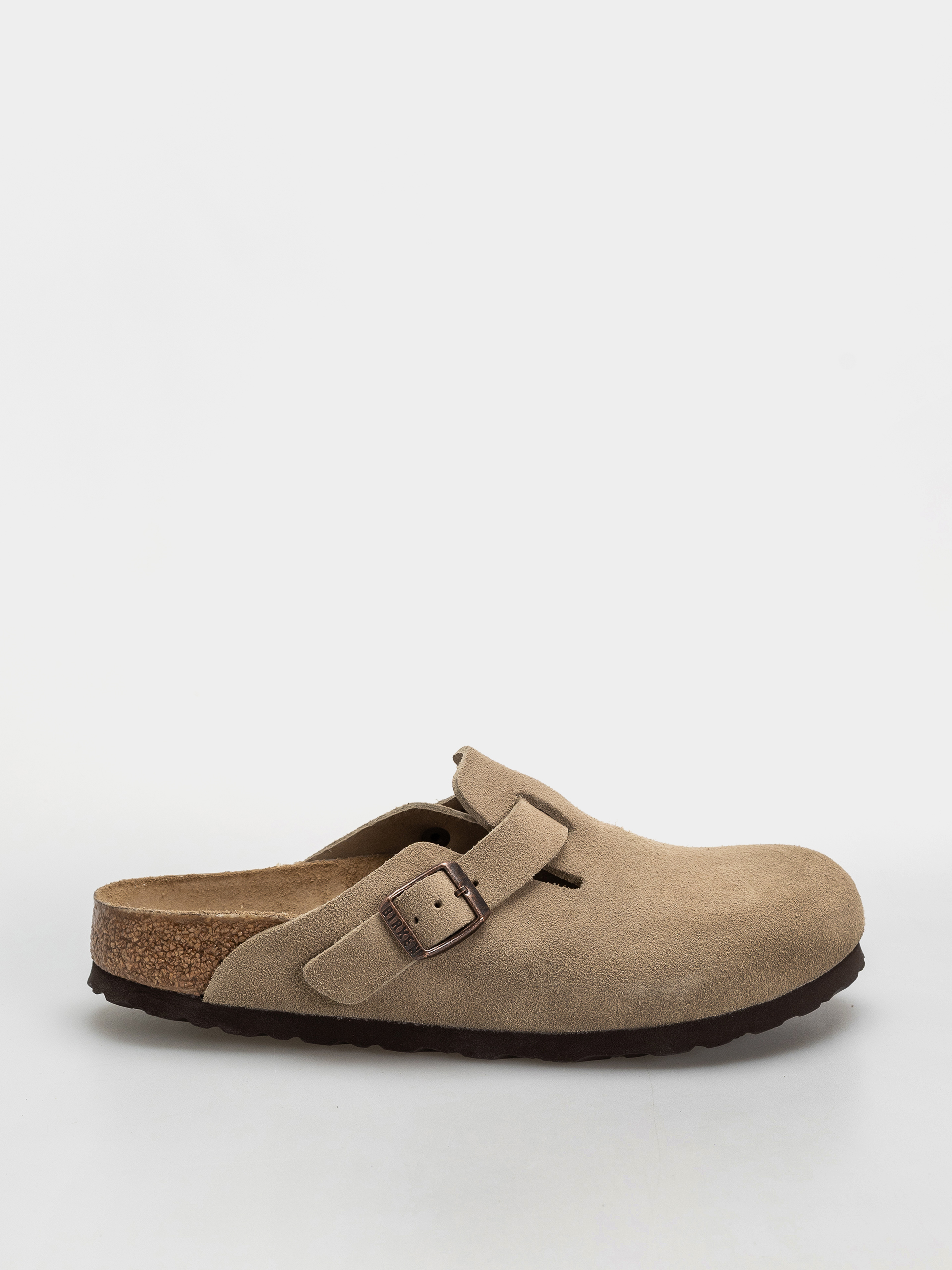 Șlapi Birkenstock Boston Suede Leather Narrow Wmn