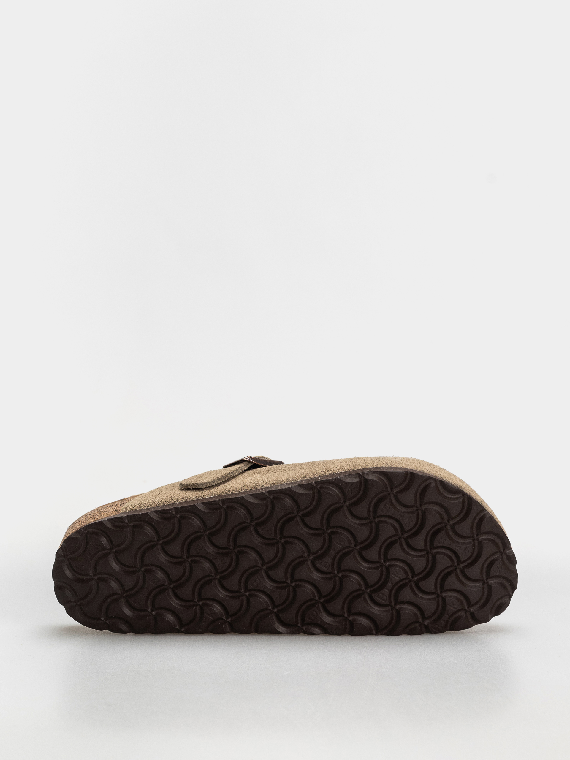 Șlapi Birkenstock Boston Suede Leather Narrow Wmn (taupe)