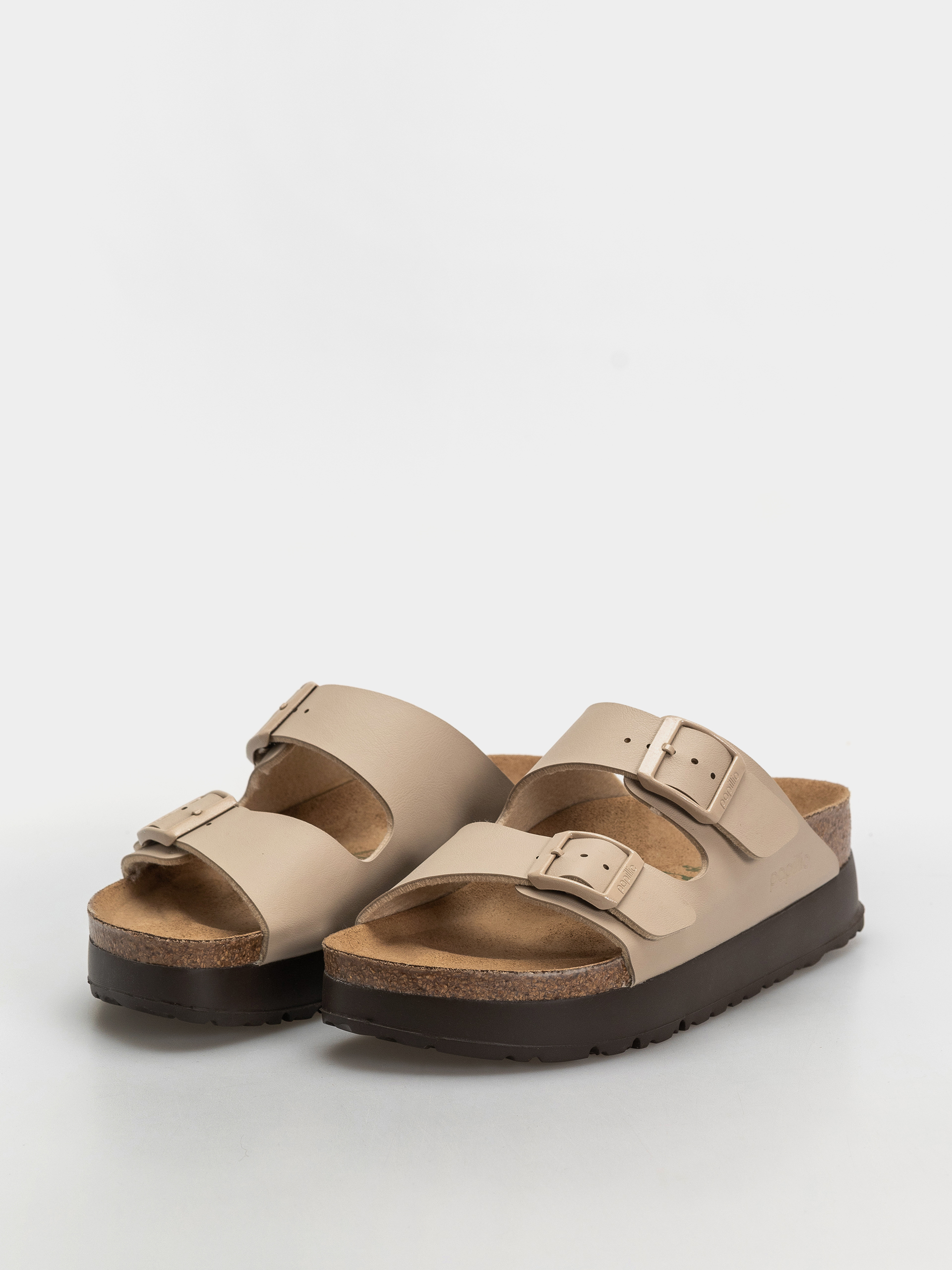 Șlapi Birkenstock Arizona Flex Platform Birko Flor Narrow Wmn (sandcastle)