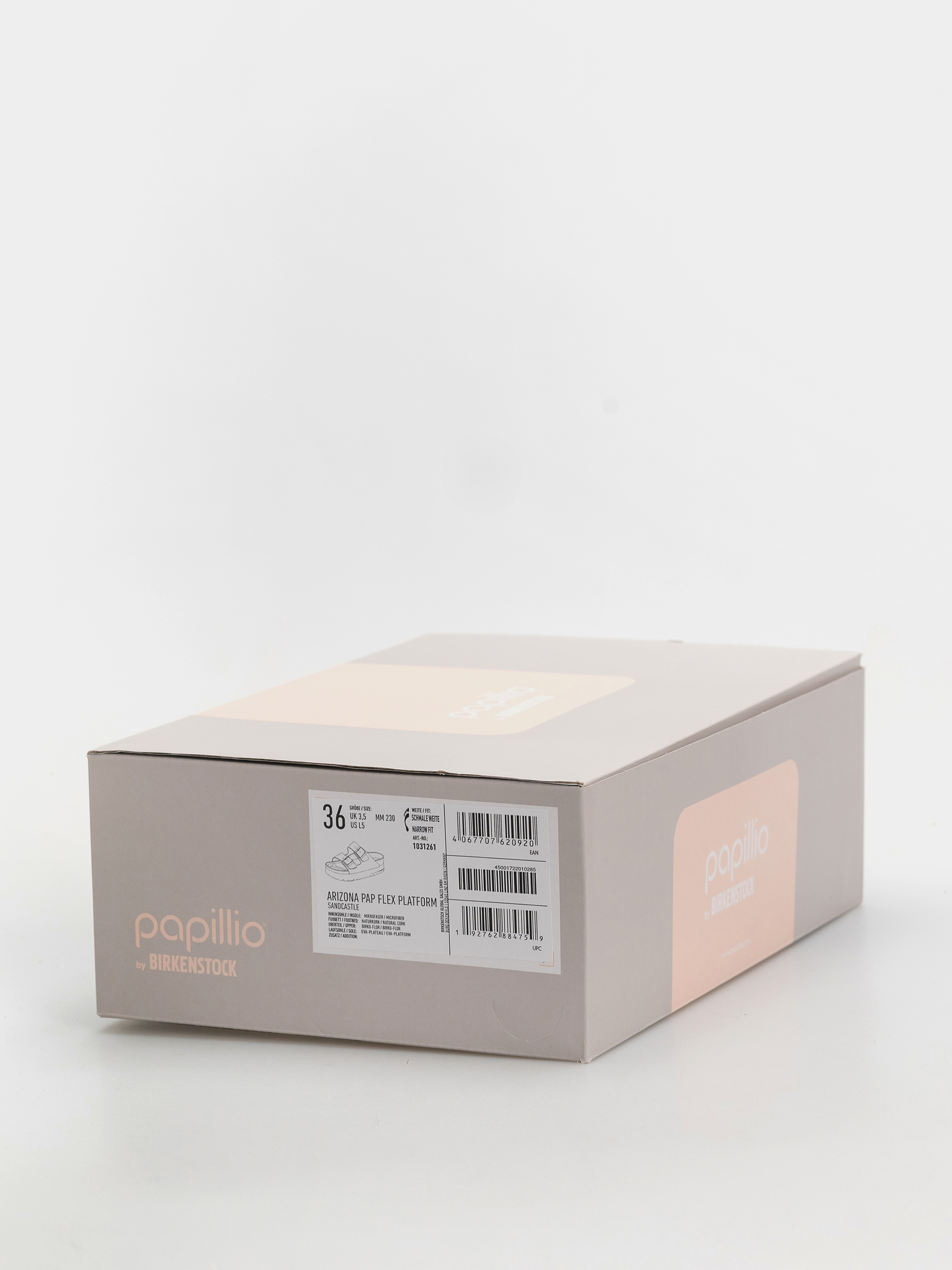 Șlapi Birkenstock Arizona Flex Platform Birko Flor Narrow Wmn (sandcastle)