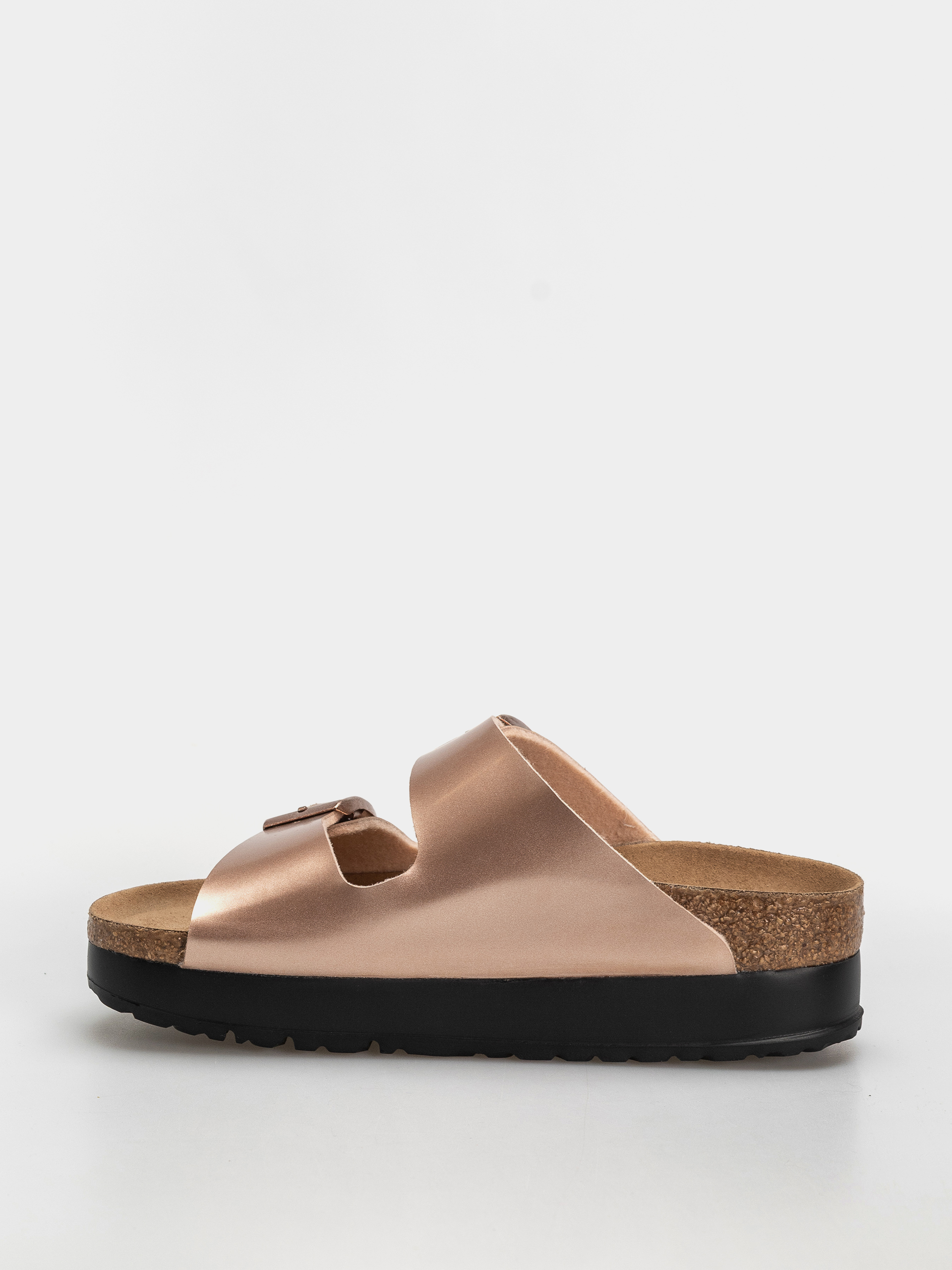 Șlapi Birkenstock Arizona Flex Platform Birko Flor Narrow Wmn (electric metallic copper)