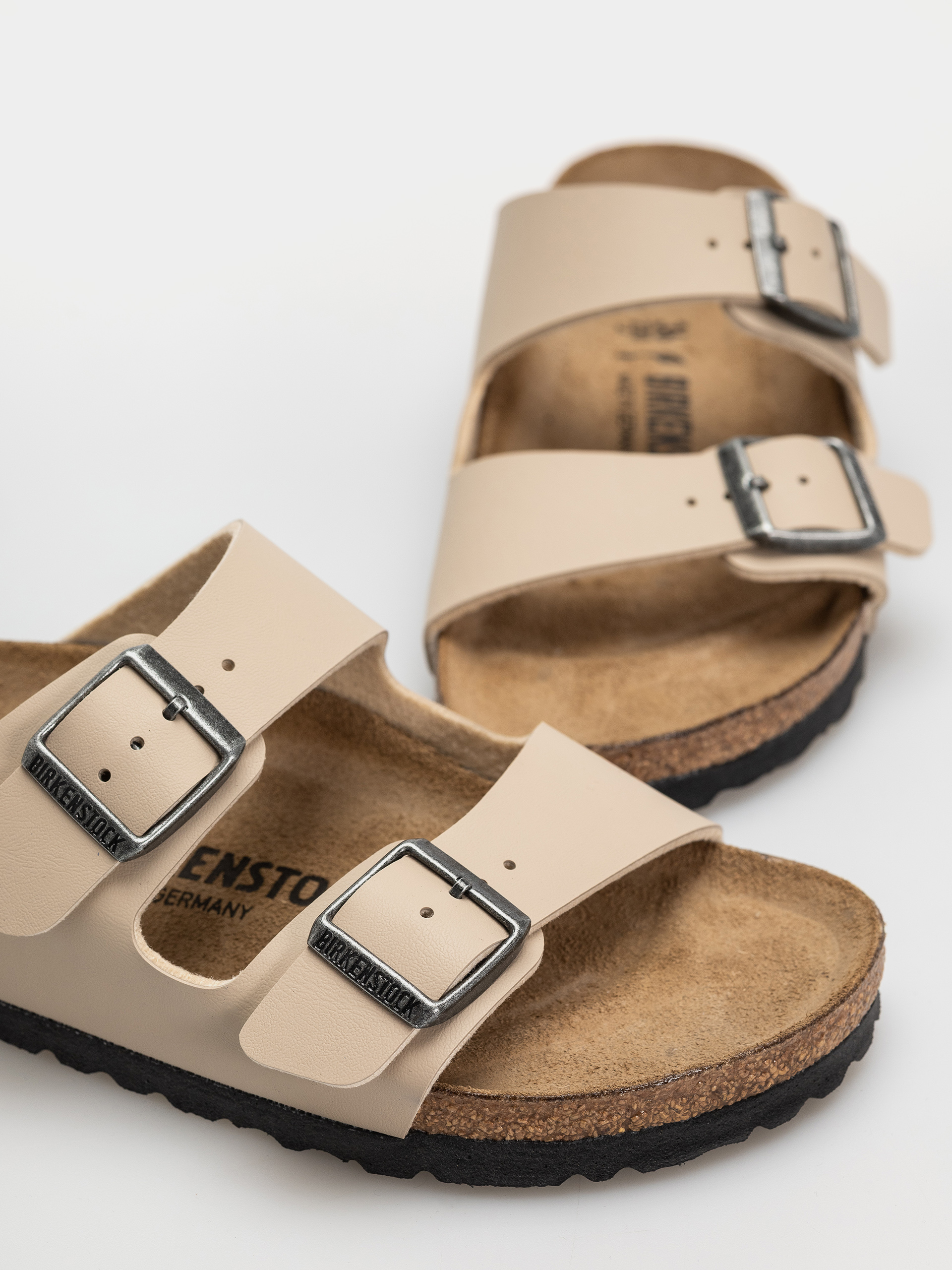 Șlapi Birkenstock Arizona Birko Flor Narrow (sandcastle)
