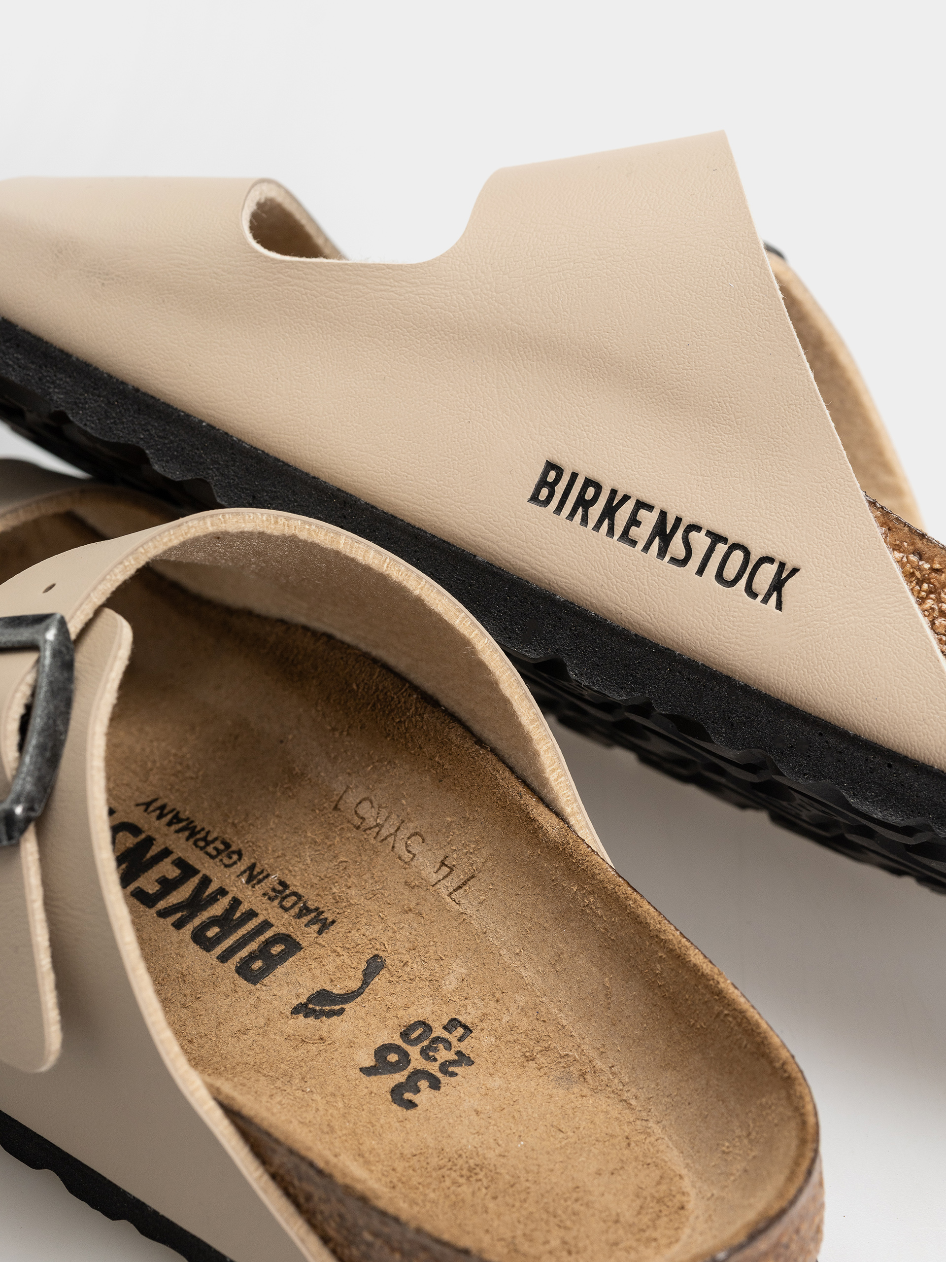 Șlapi Birkenstock Arizona Birko Flor Narrow (sandcastle)