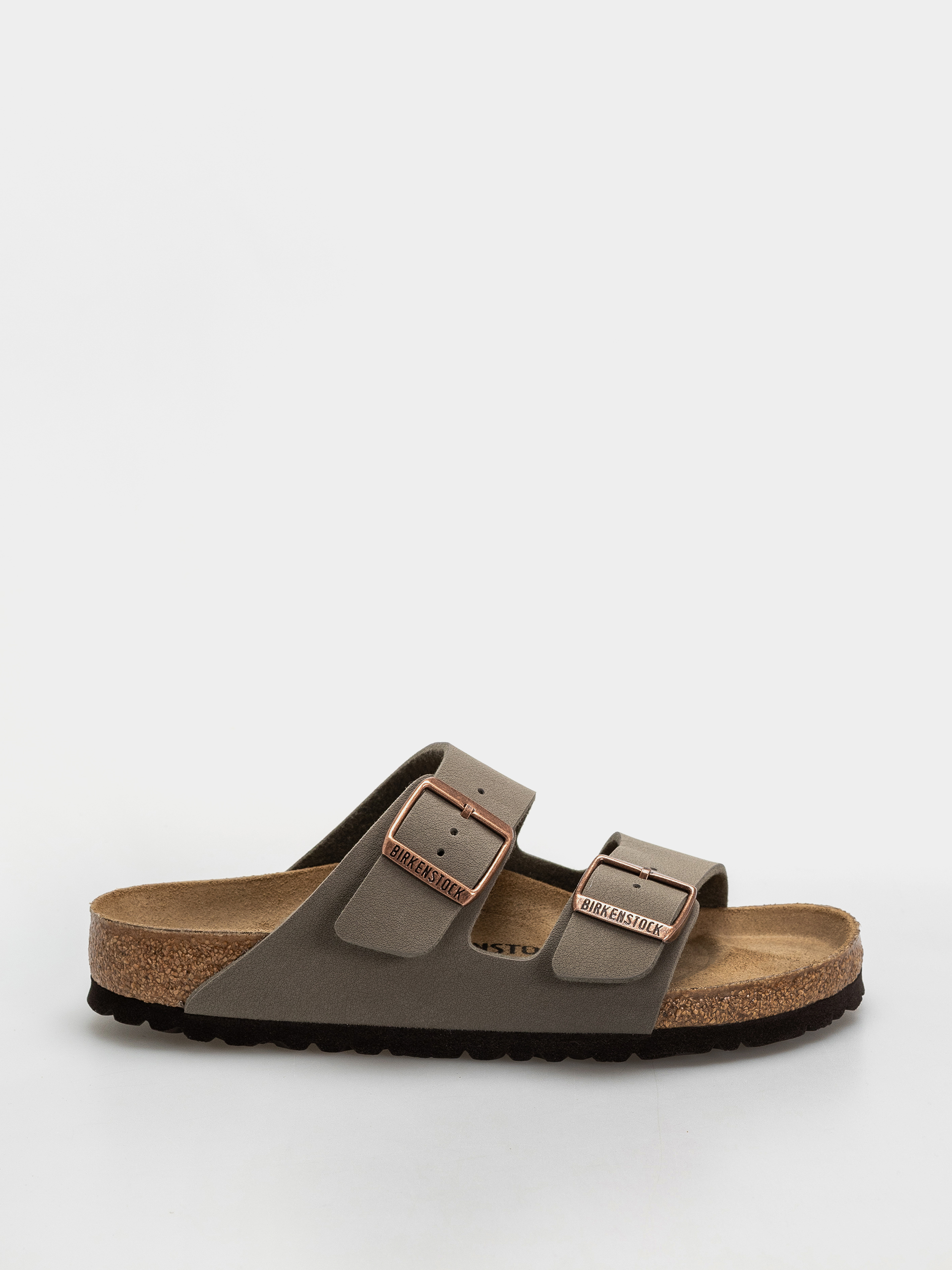 Șlapi Birkenstock Arizona Birkibuc Regular (stone)