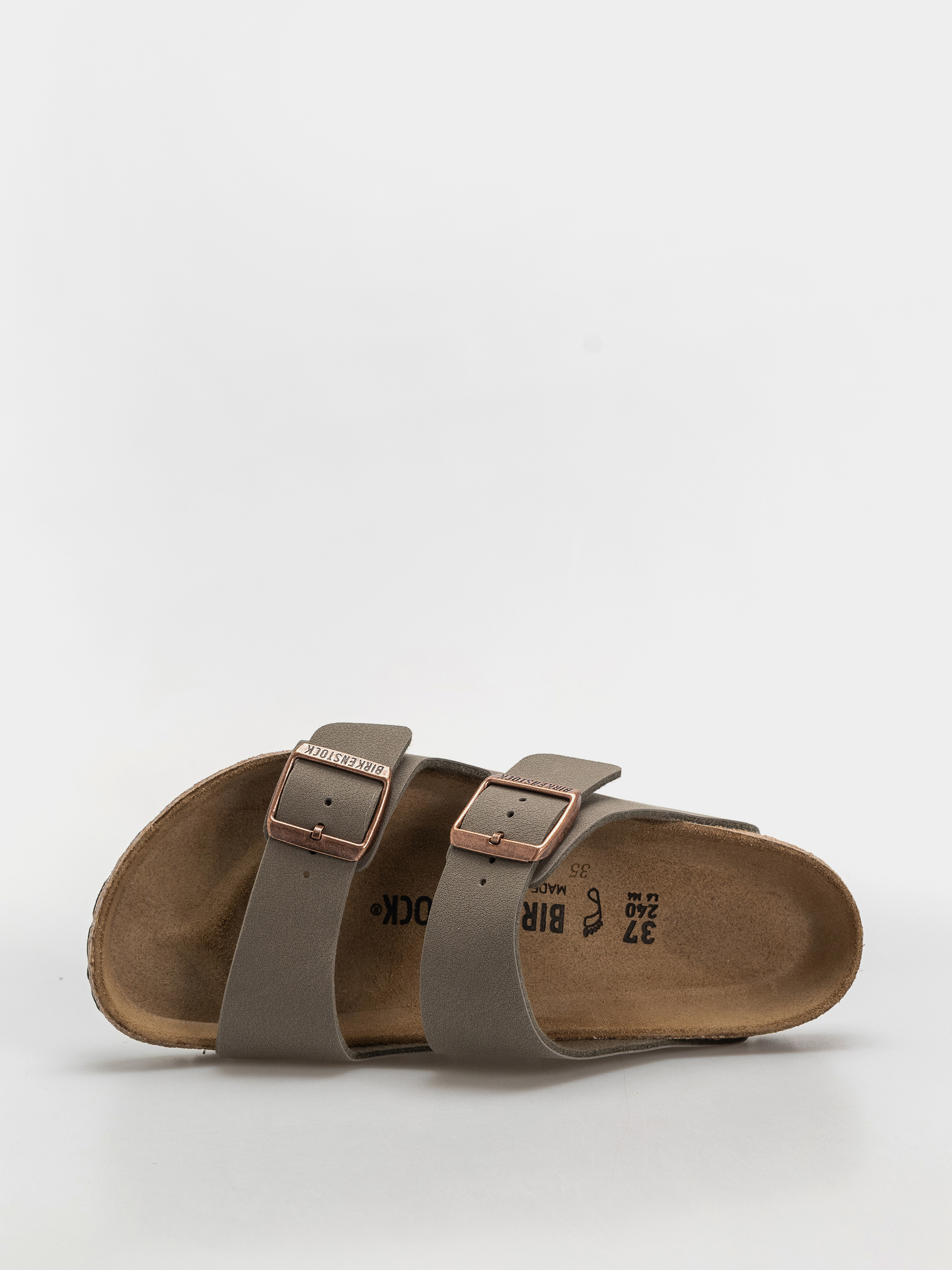 Șlapi Birkenstock Arizona Birkibuc Regular (stone)