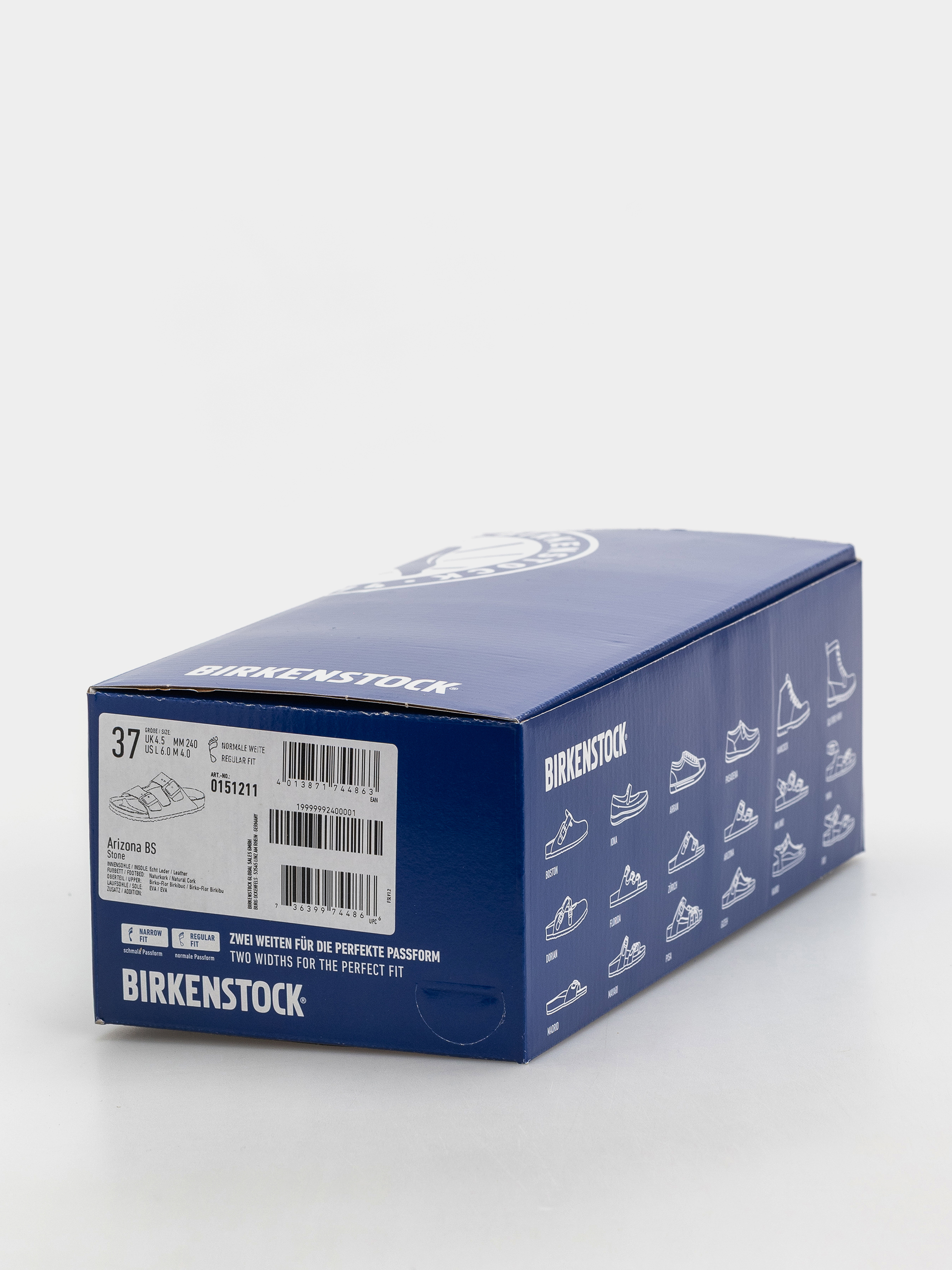 Șlapi Birkenstock Arizona Birkibuc Regular (stone)