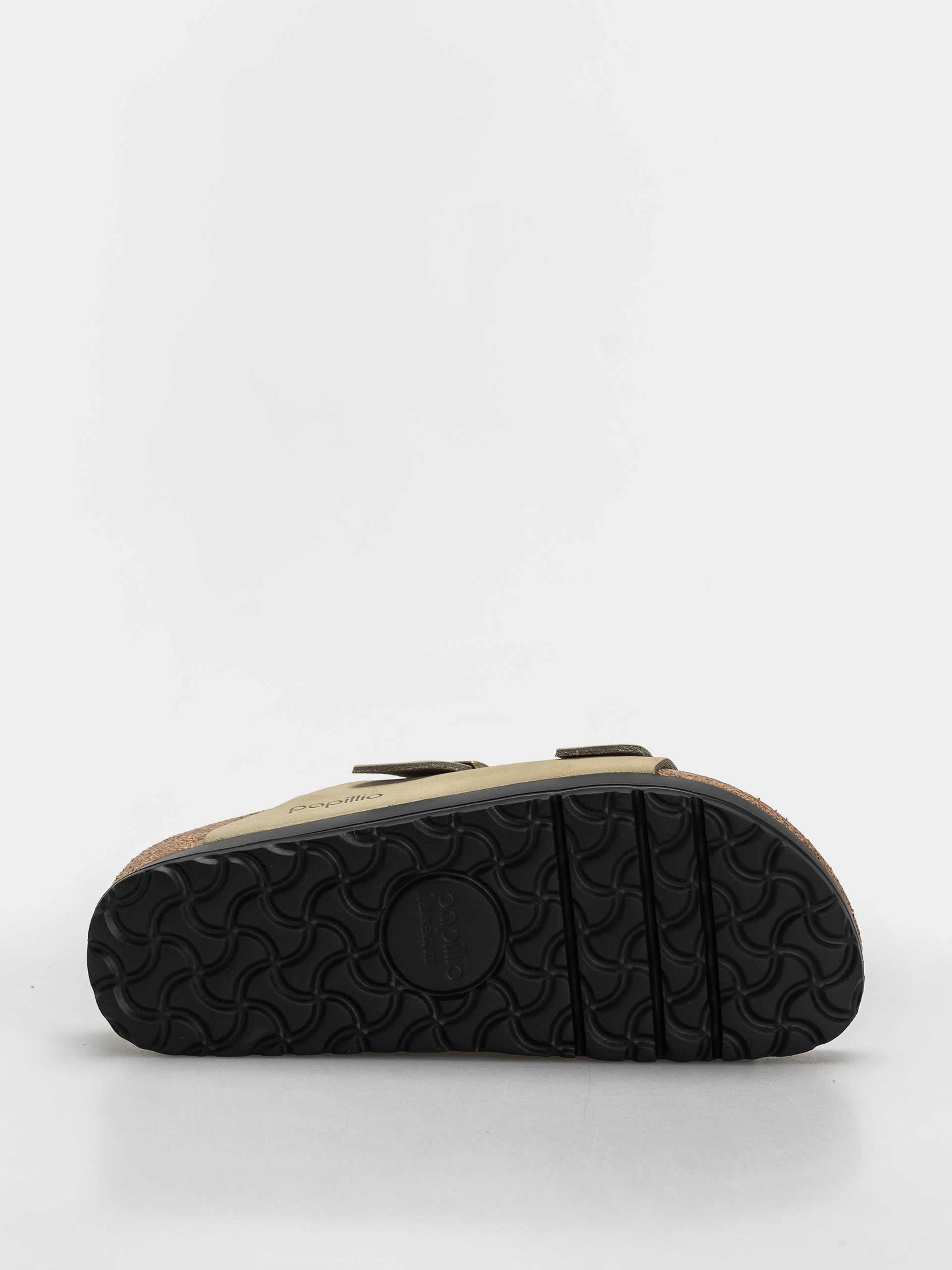 Șlapi Birkenstock Arizona Flex Platform Nubuck Leather Narrow Wmn (eucalyptus)