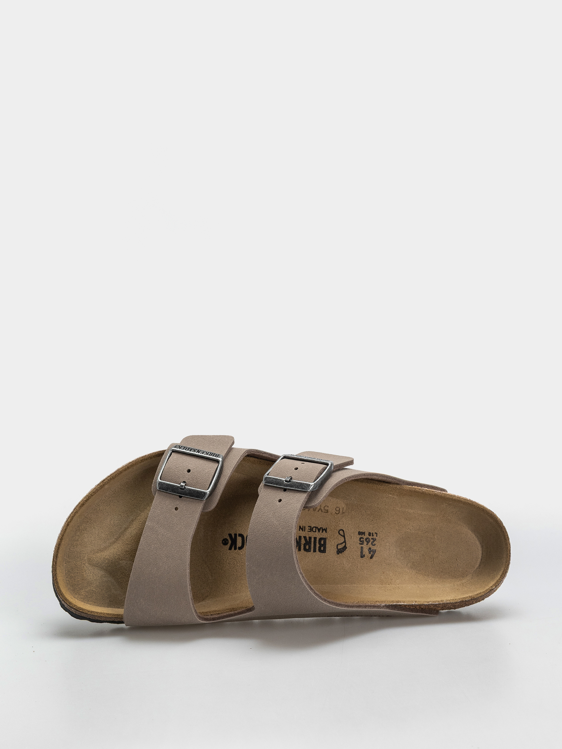Șlapi Birkenstock Arizona Birkibuc Regular (gray taupe)