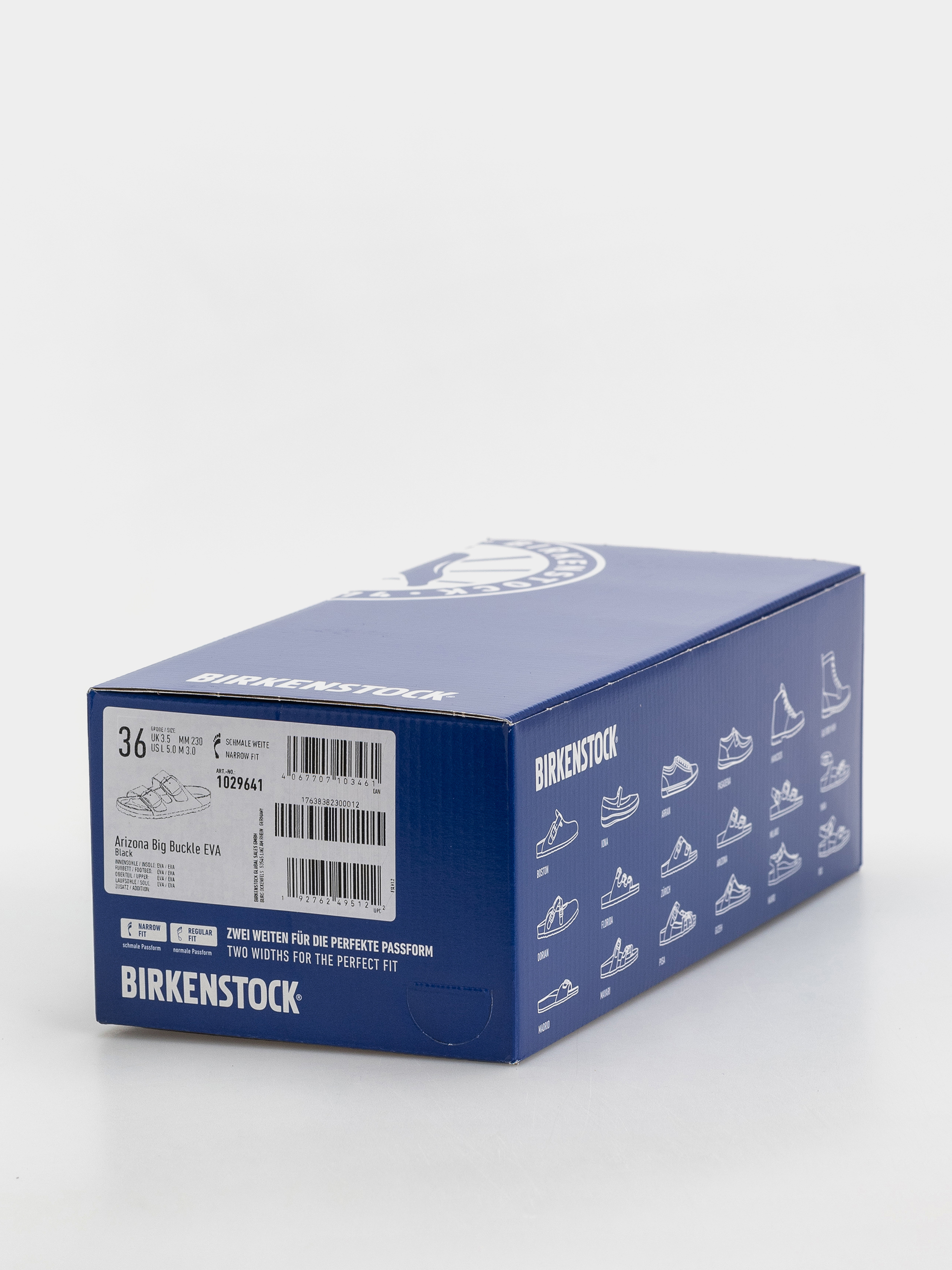 Șlapi Birkenstock Arizona Big Buckle EVA Narrow Wmn (black)