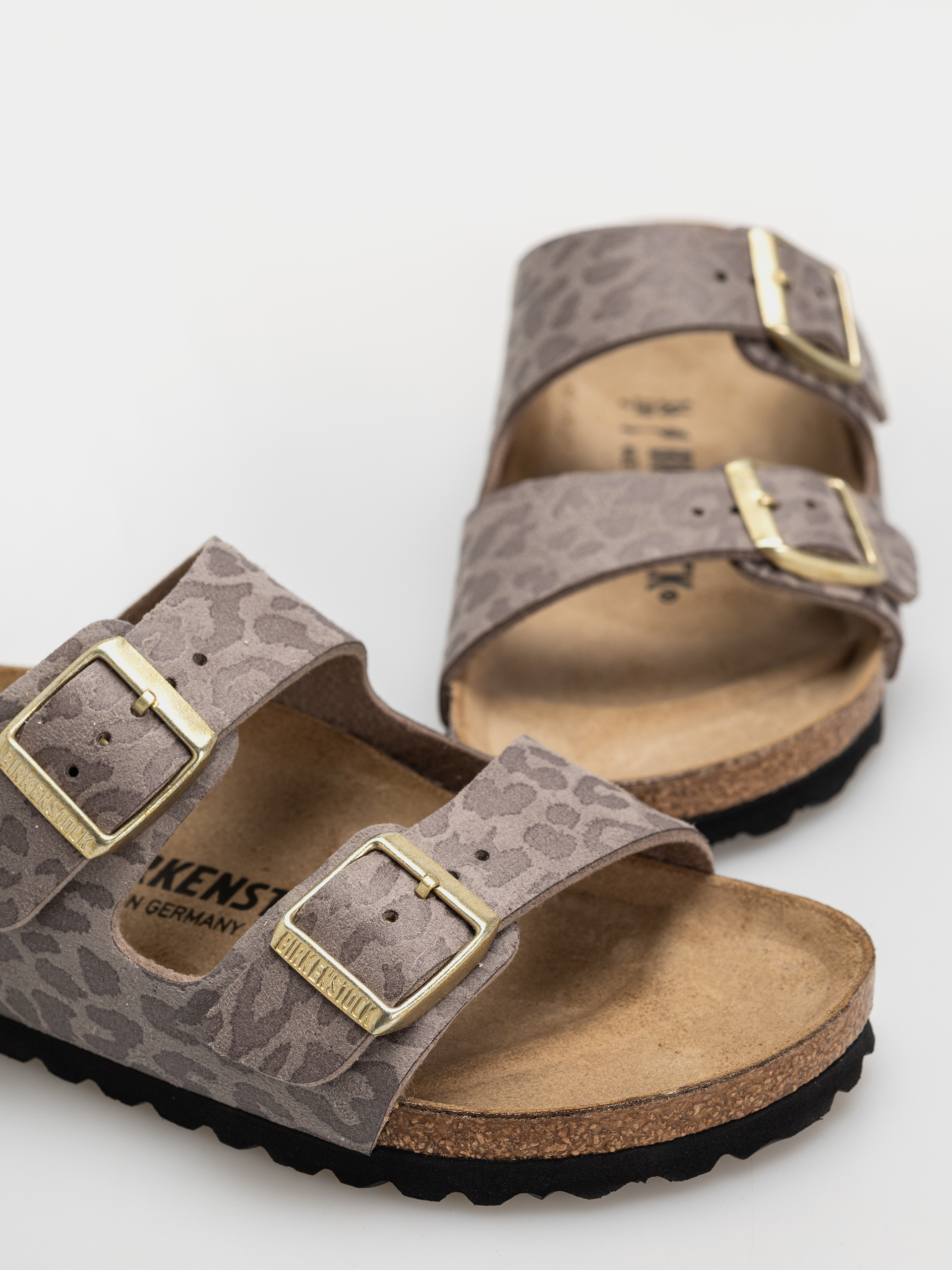Șlapi Birkenstock Arizona Synthetics Narrow Wmn (syn leo grey taupe)