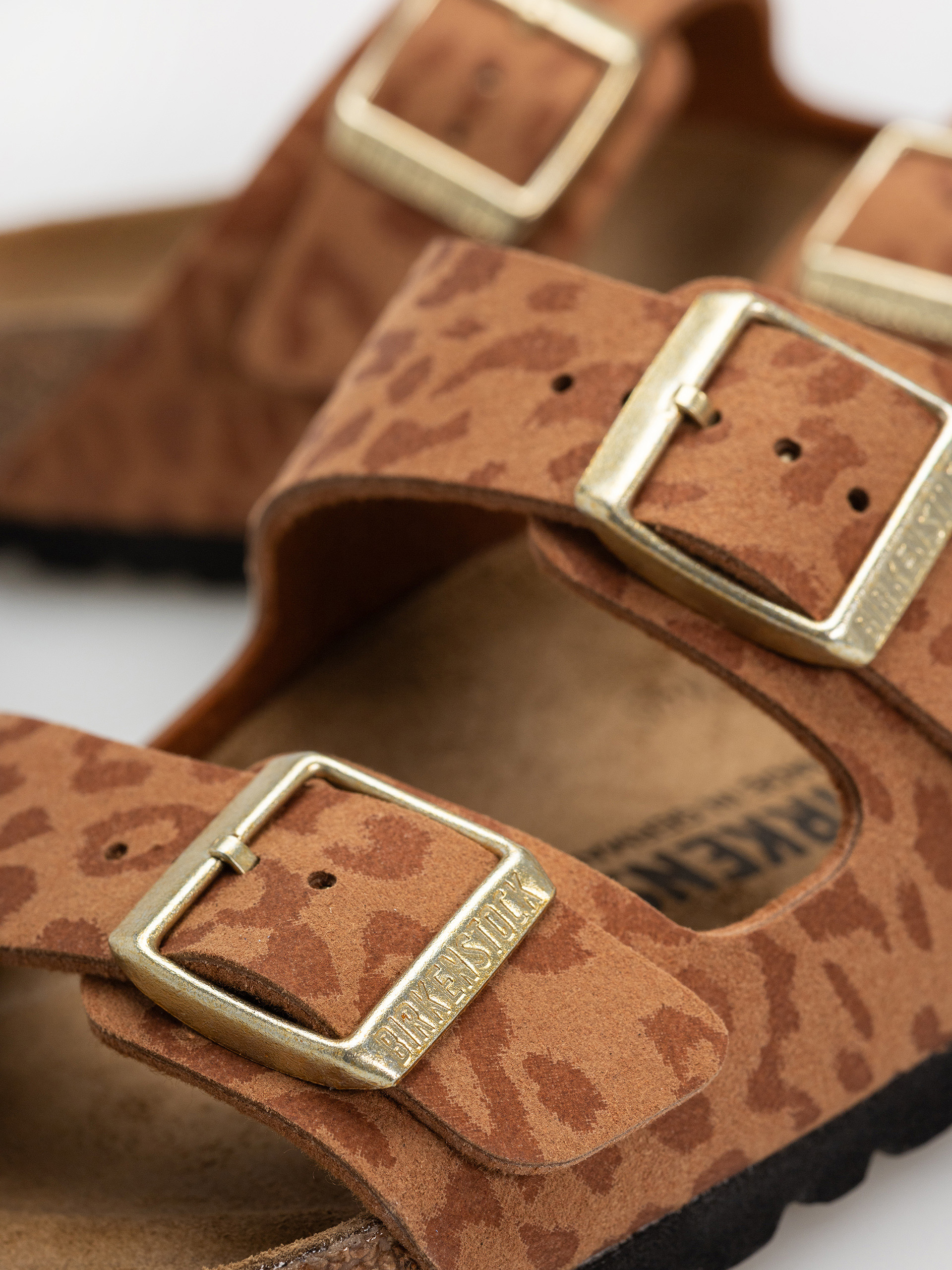 Șlapi Birkenstock Arizona Synthetics Narrow Wmn (syn leo pecan)