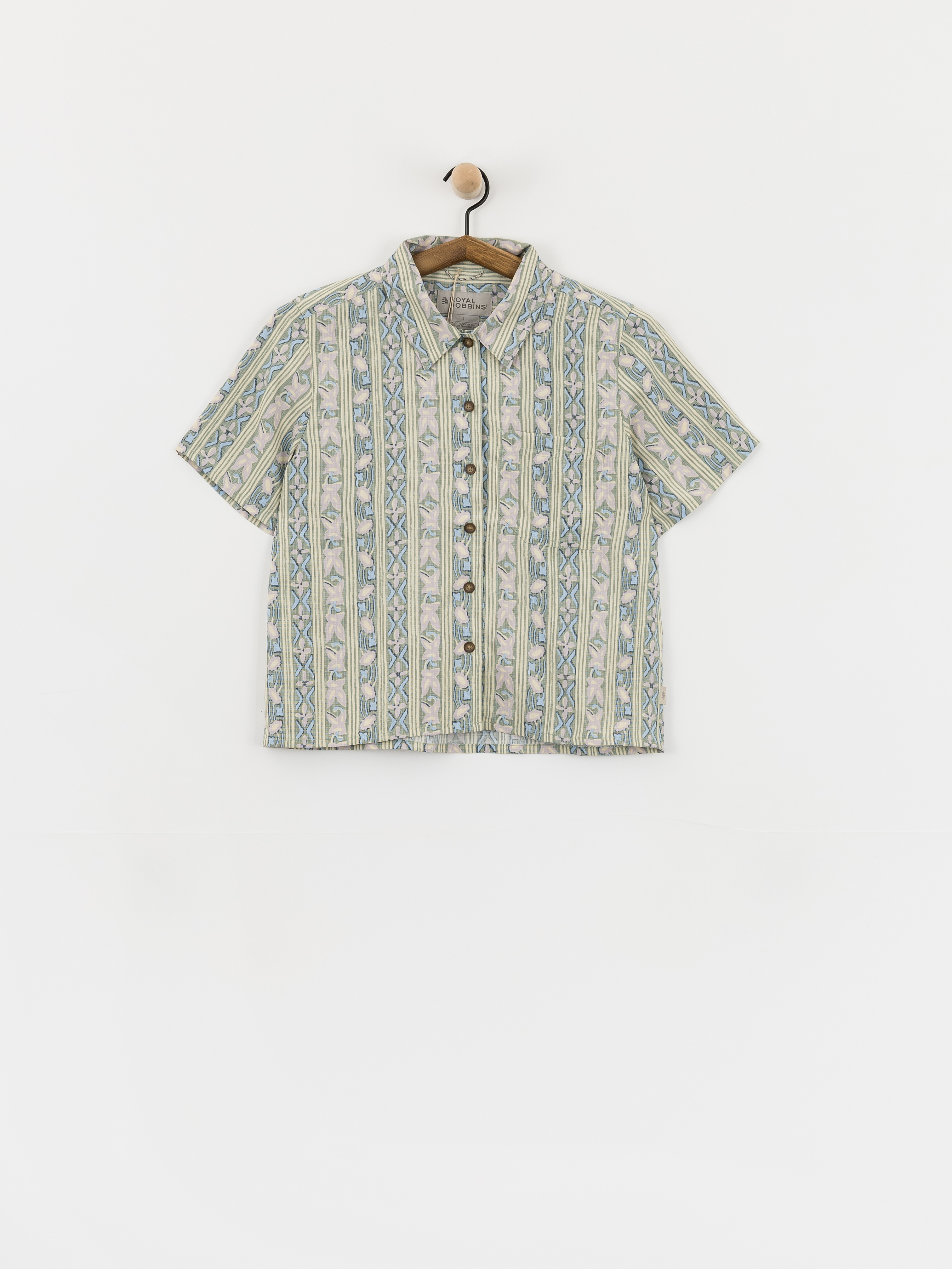 Cămașă Royal Robbins Camino Pucker Wmn (sage leaf botanist pt)