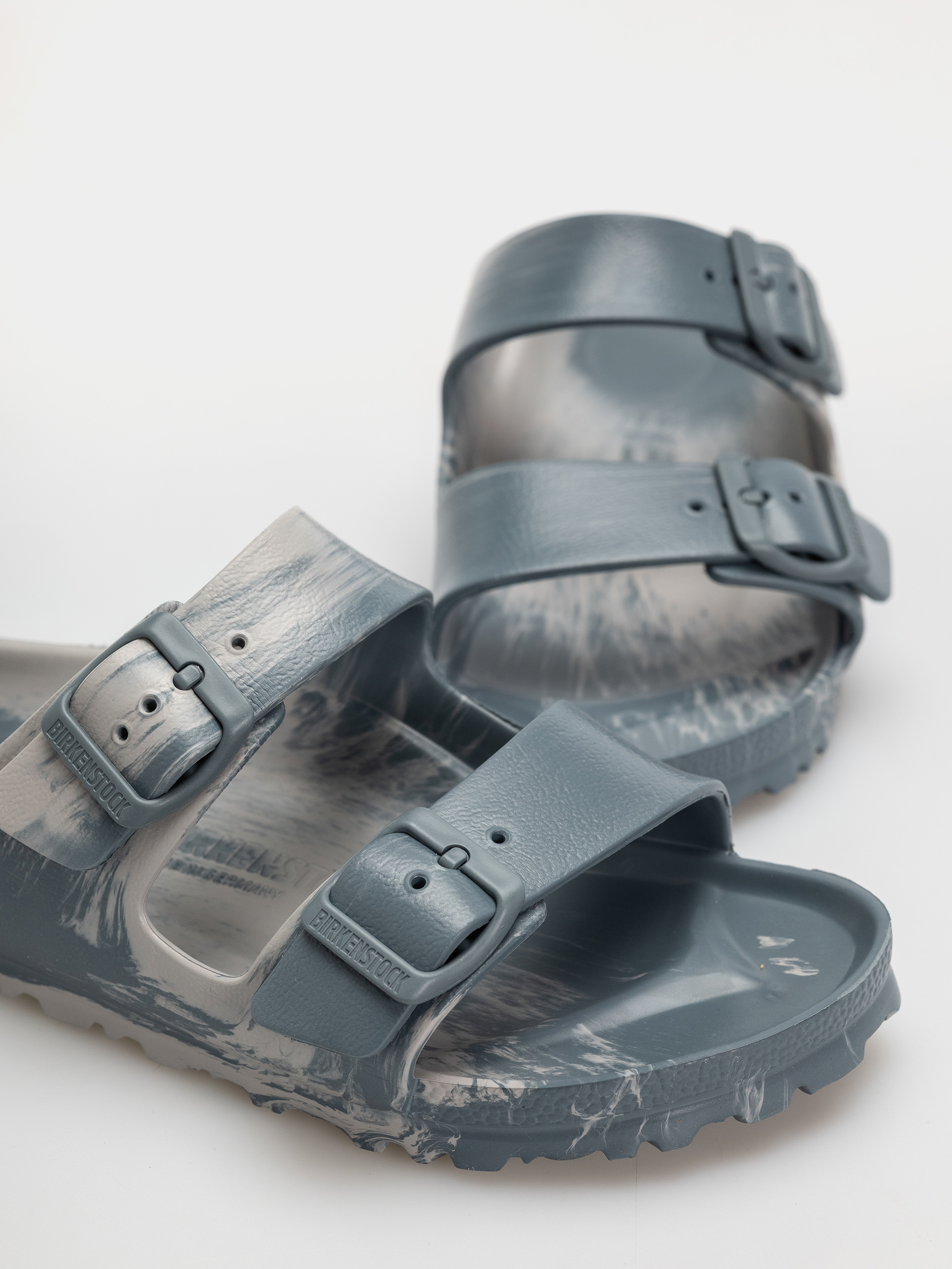 Șlapi Birkenstock Arizona Essentials EVA Narrow (basalt gray/stone coin multi)
