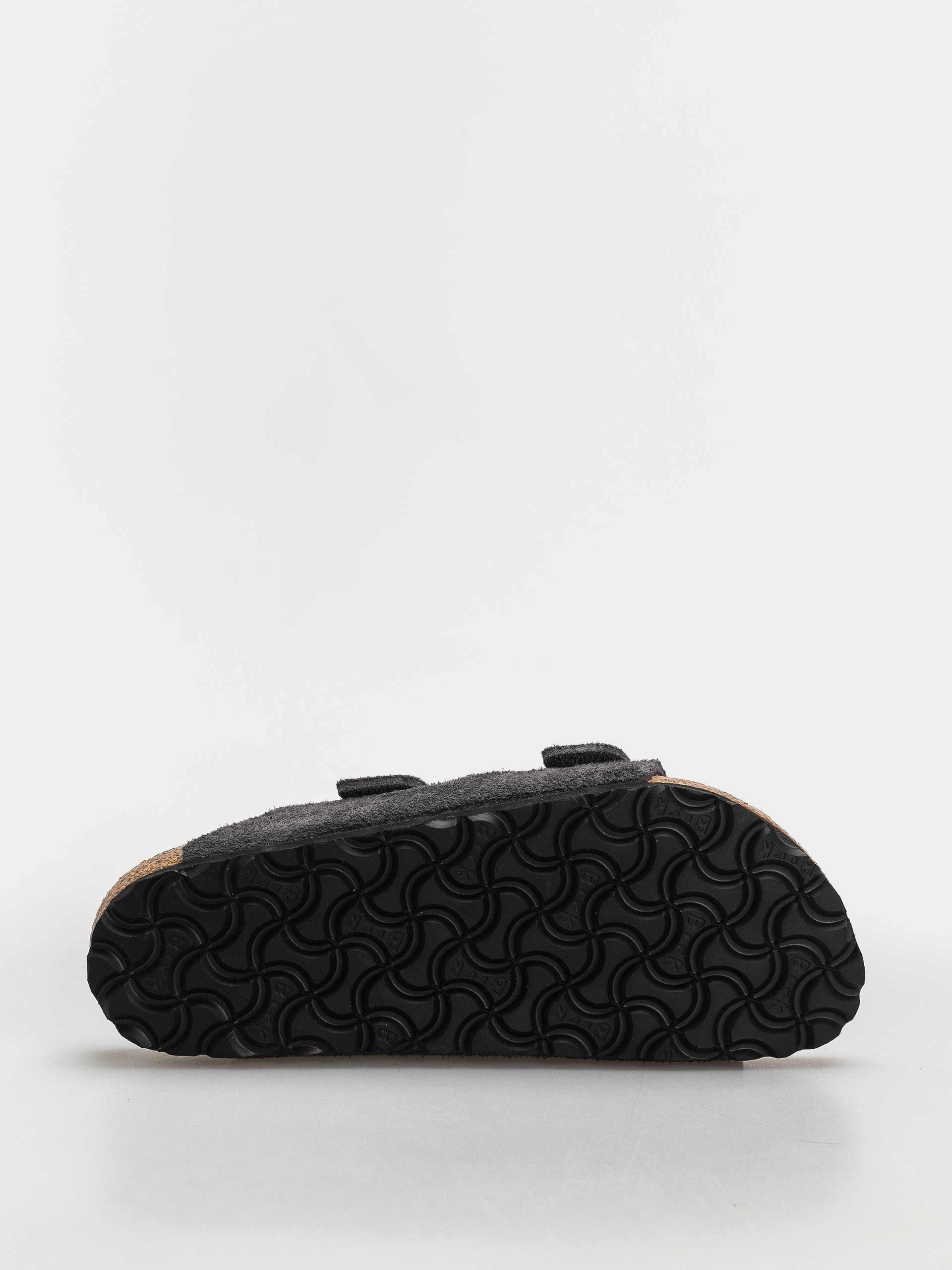 Șlapi Birkenstock Arizona Suede Leather Narrow (charcoal)