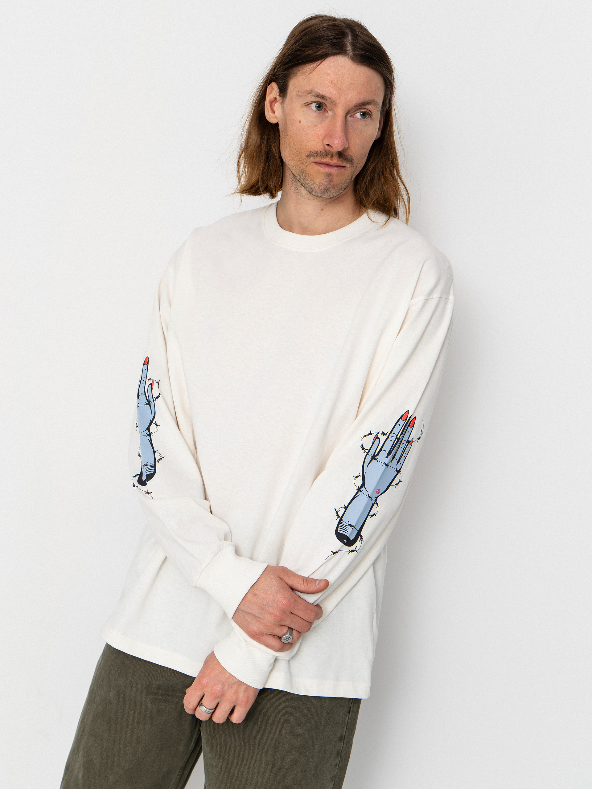 Longsleeve Vans Lx Dayana Zombie Hand (egret)