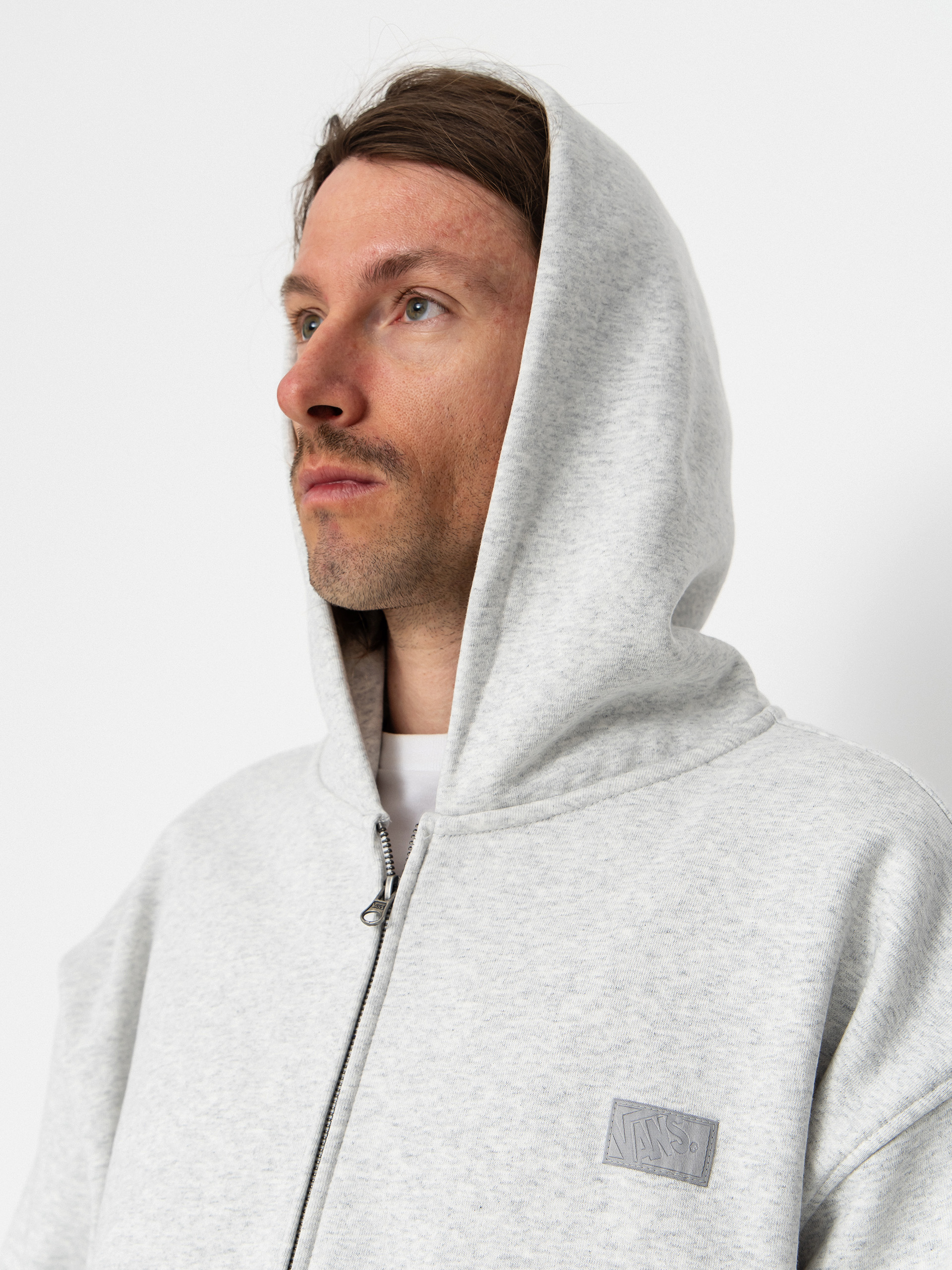 Hanorac cu glugă Vans Premium ZHD (ash heather)