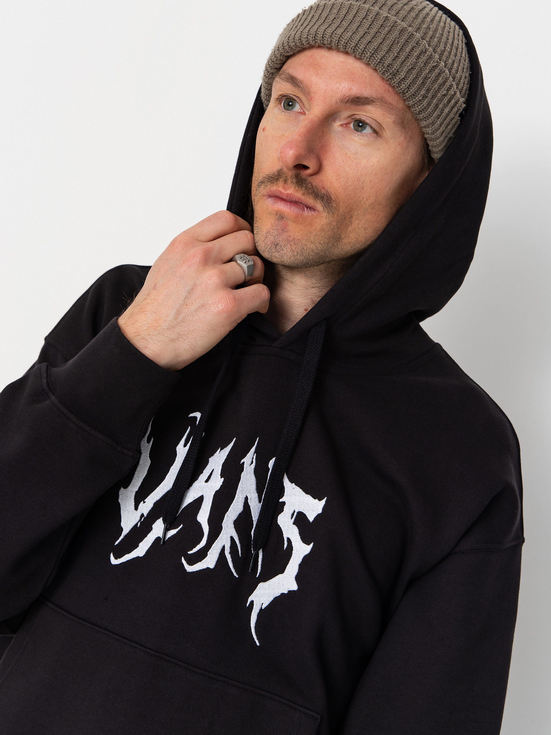 Hanorac cu glugă Vans They Are Just Shoes Loose HD (black)