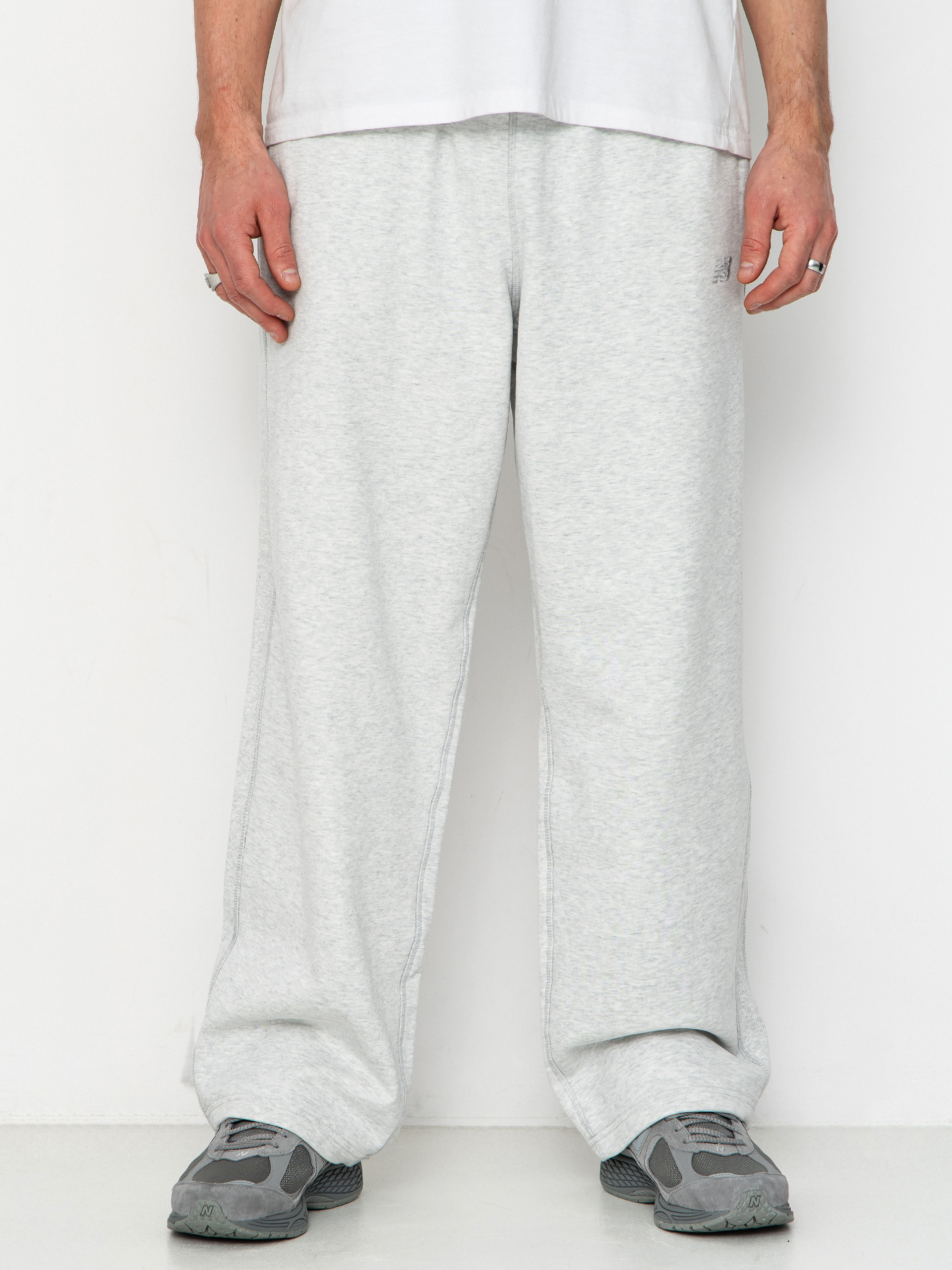 Pantaloni New Balance Athletics French Terry (ash heather)