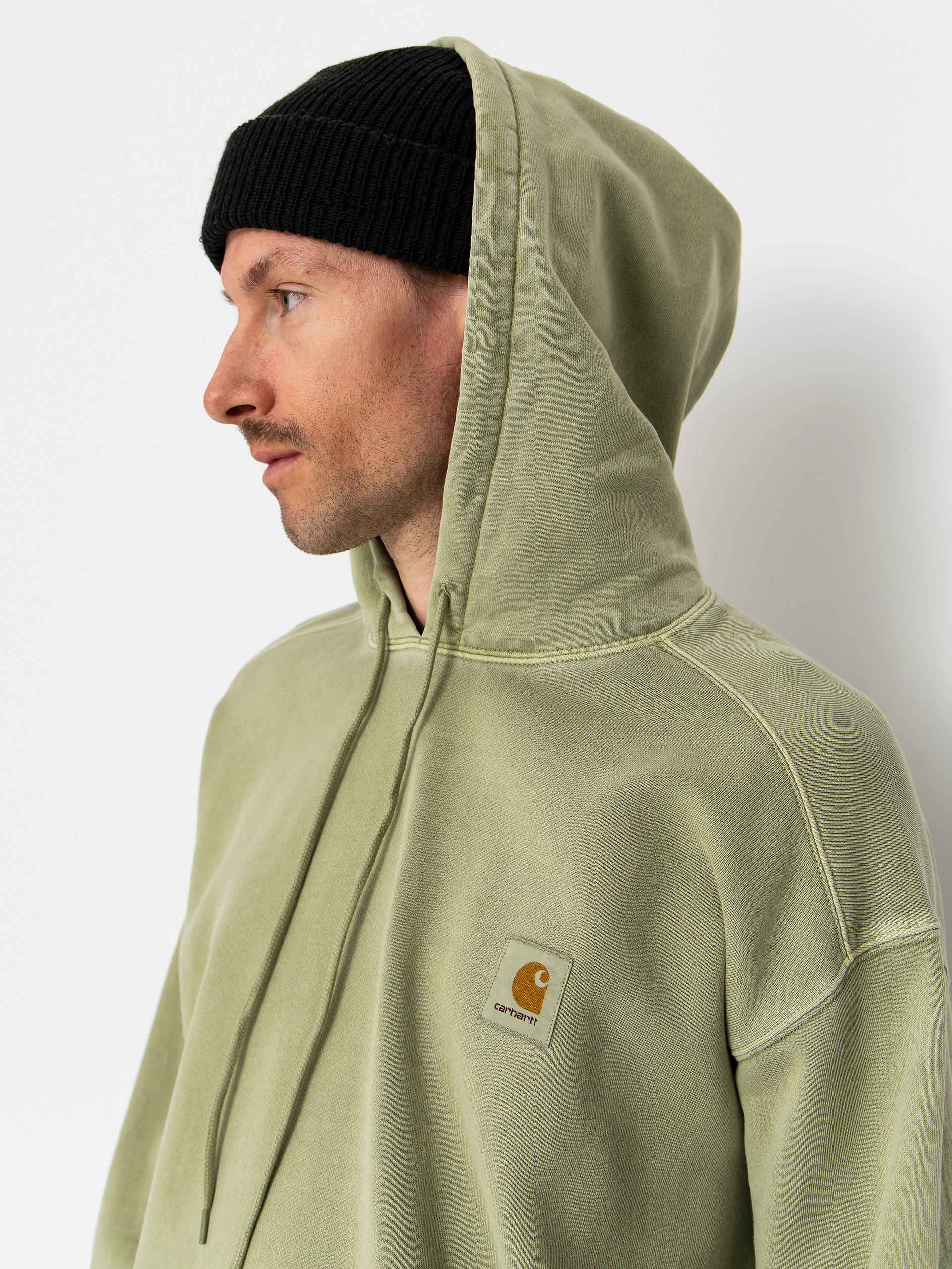 Hanorac cu glugă Carhartt WIP Nelson HD (gentle green)