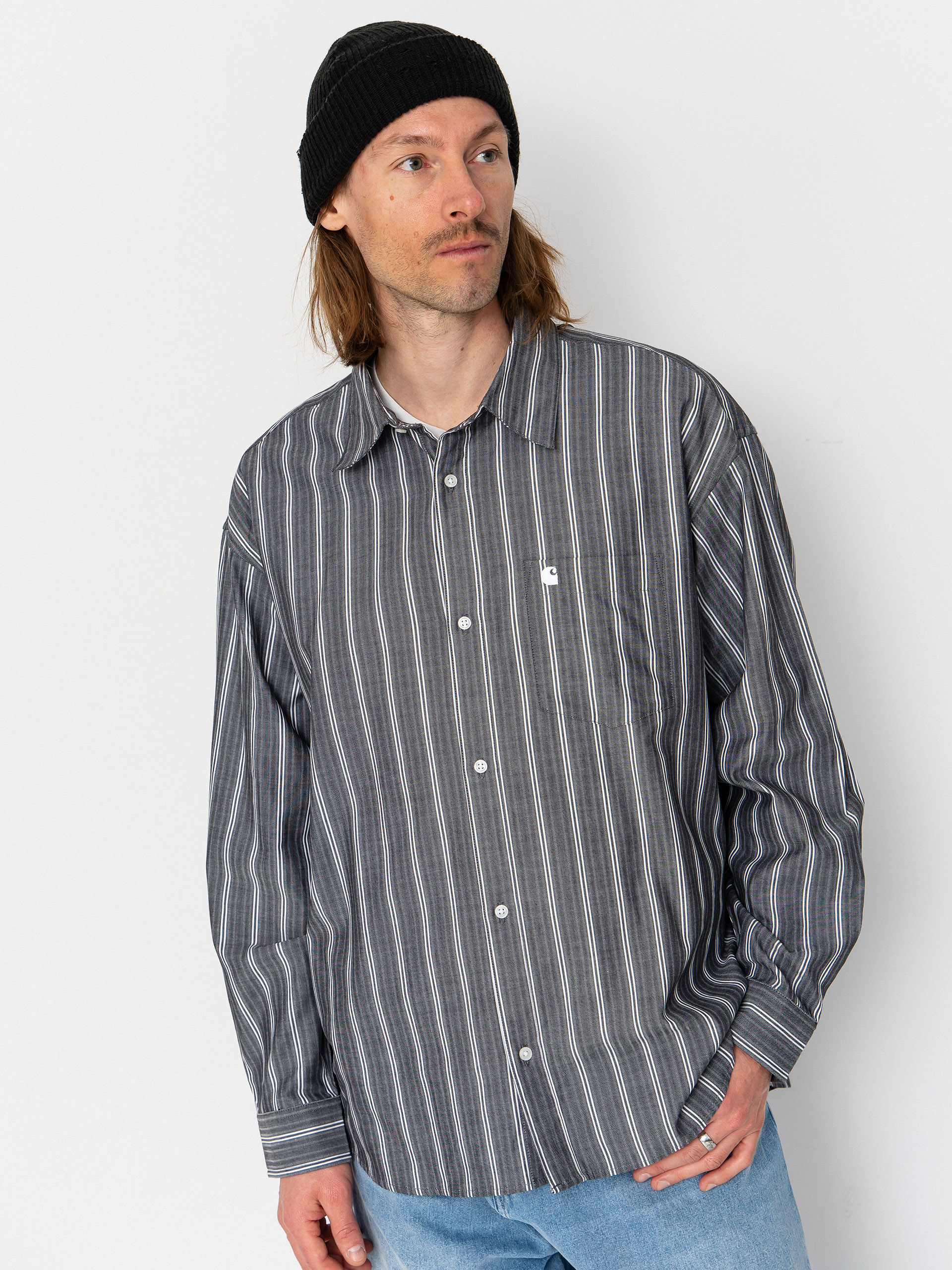 Cămașă Carhartt WIP Beale (beale stripe/black/white)