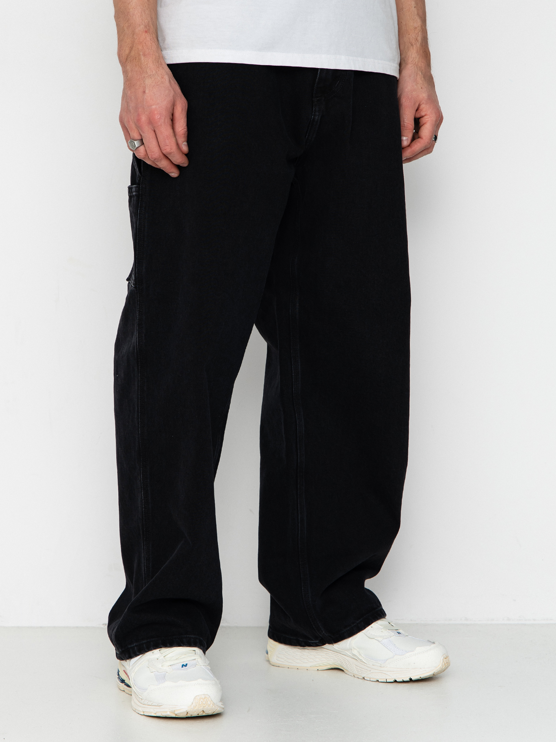 Pantaloni Carhartt WIP Belmont (black stone washed)