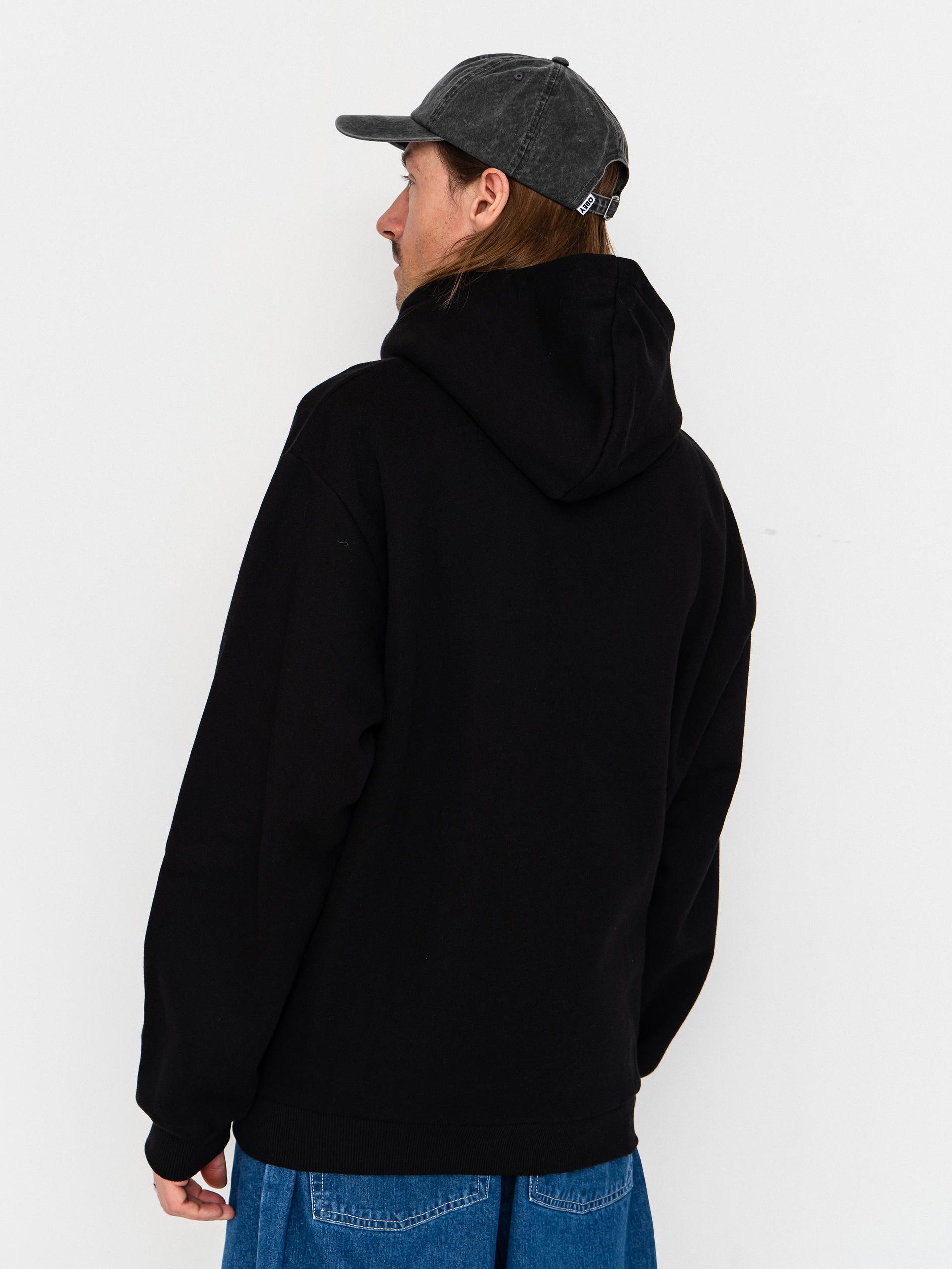 Hanorac cu glugă Karl Kani Chest Signature Essential ZHD (dark grey)