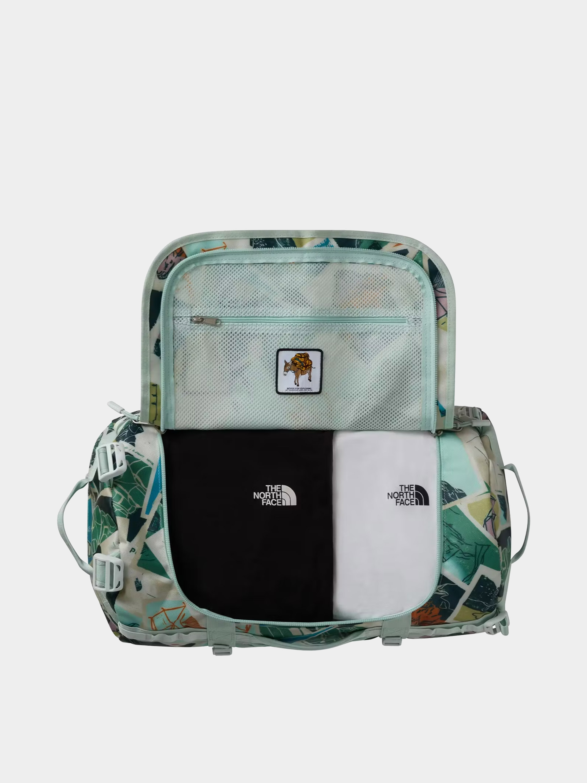 Geantă The North Face Base Camp Duffel S (opal frost tnf)