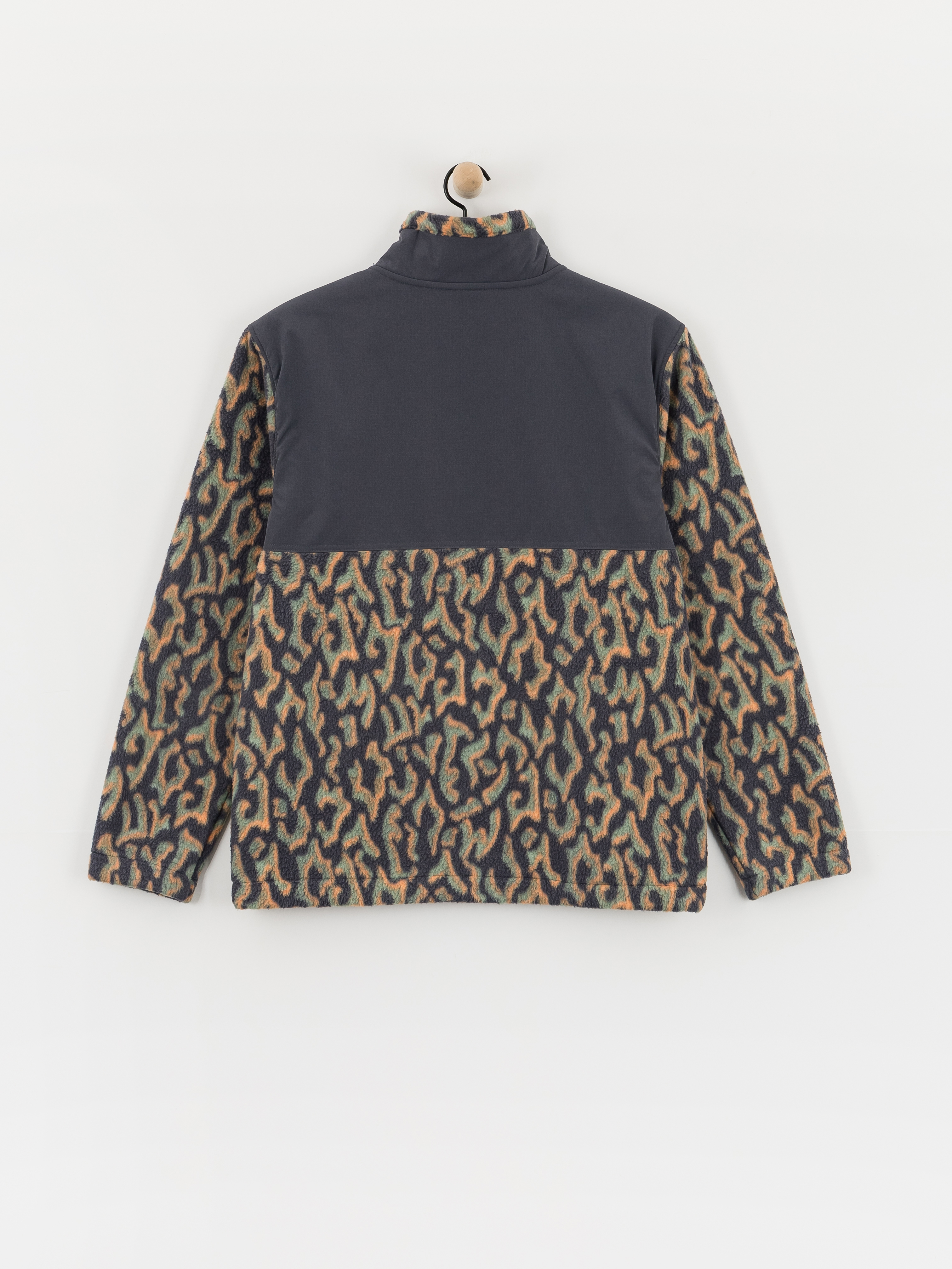 Pentru bărbați Hanorac din fleece Billabong Boundary Re-Issue (charcoal grey)