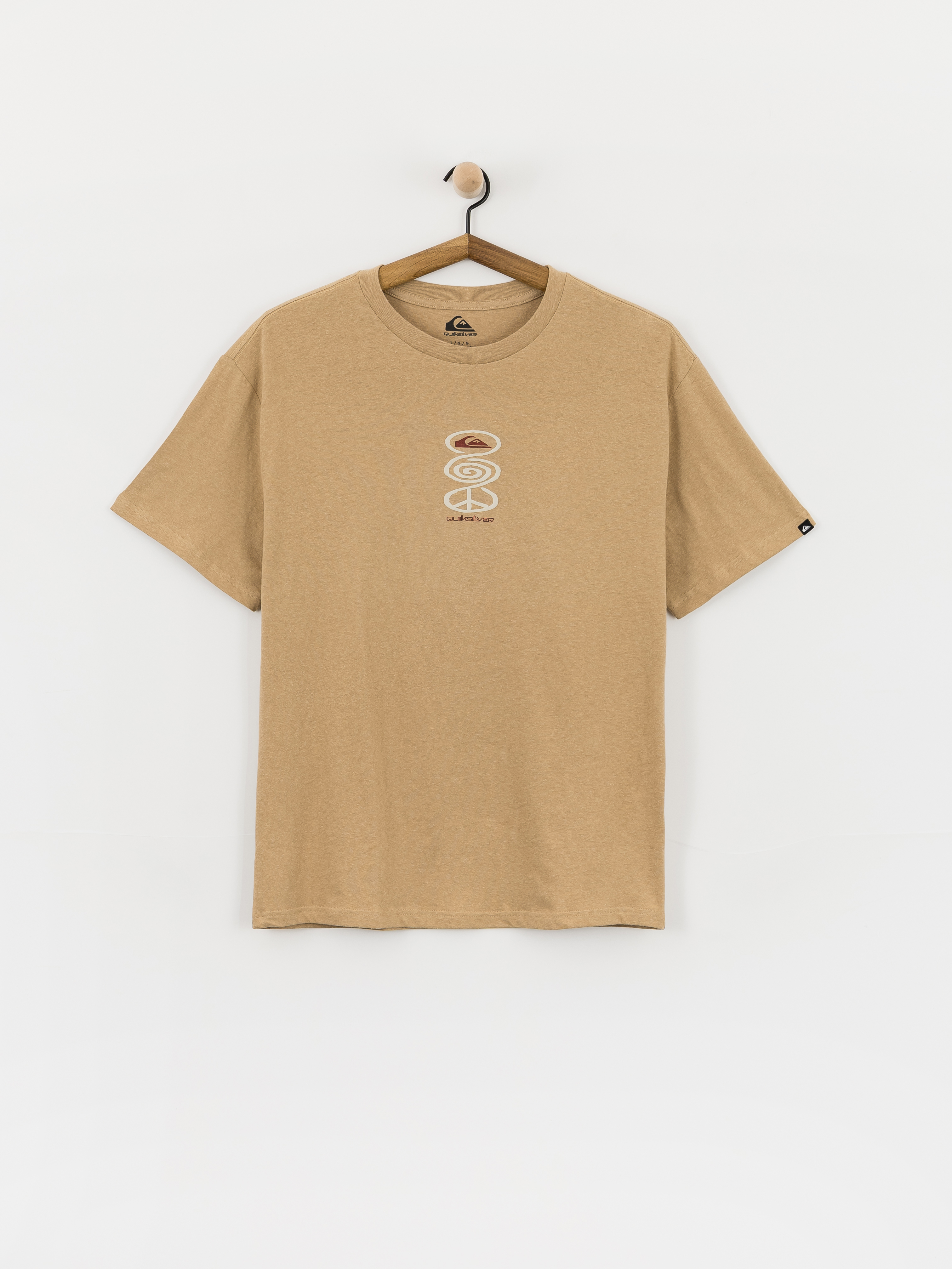 Tricou Quiksilver Harmony Spiral (khaki)