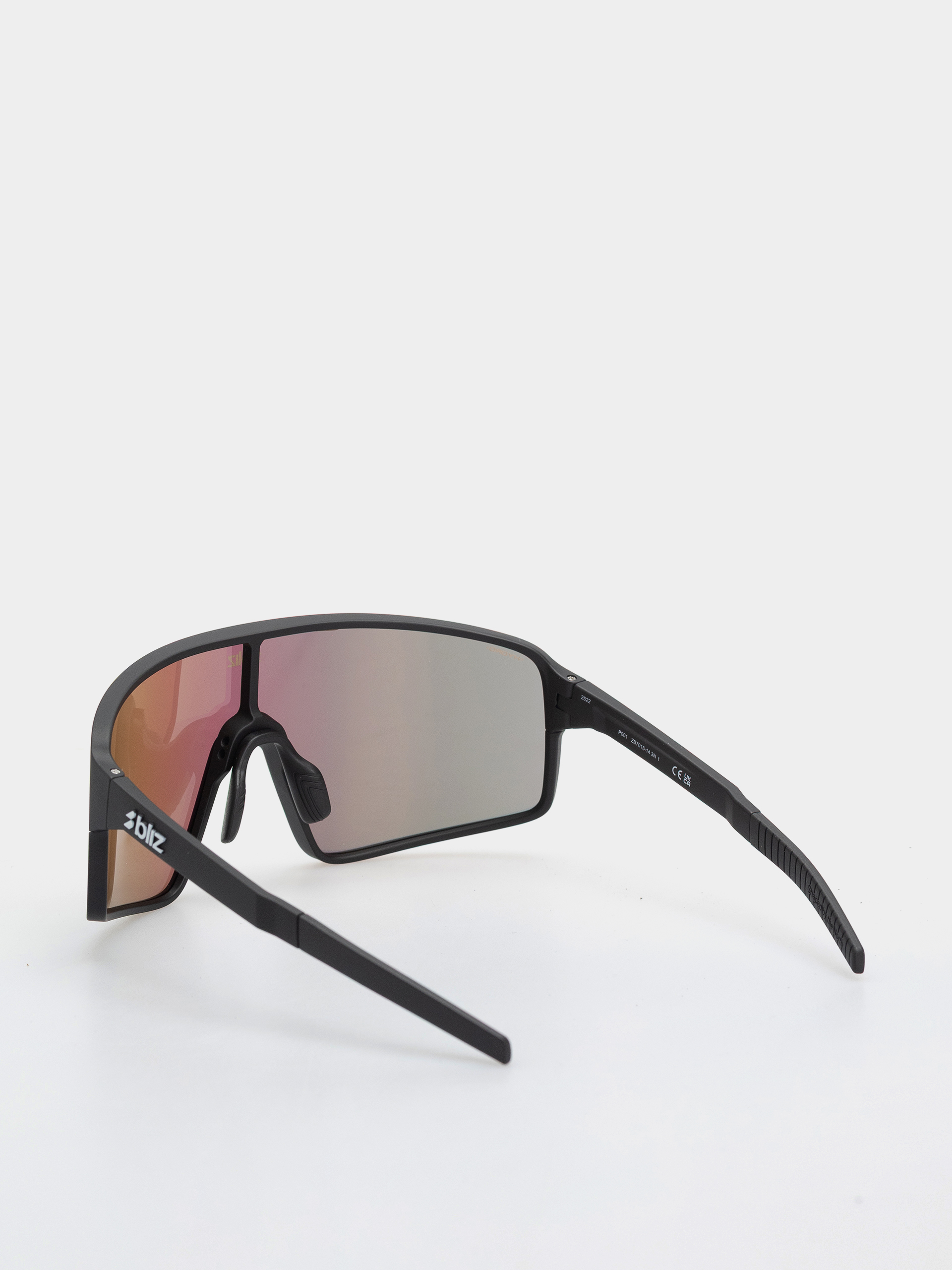Ochelari de soare Bliz P001 (matt black/brown w green multi)