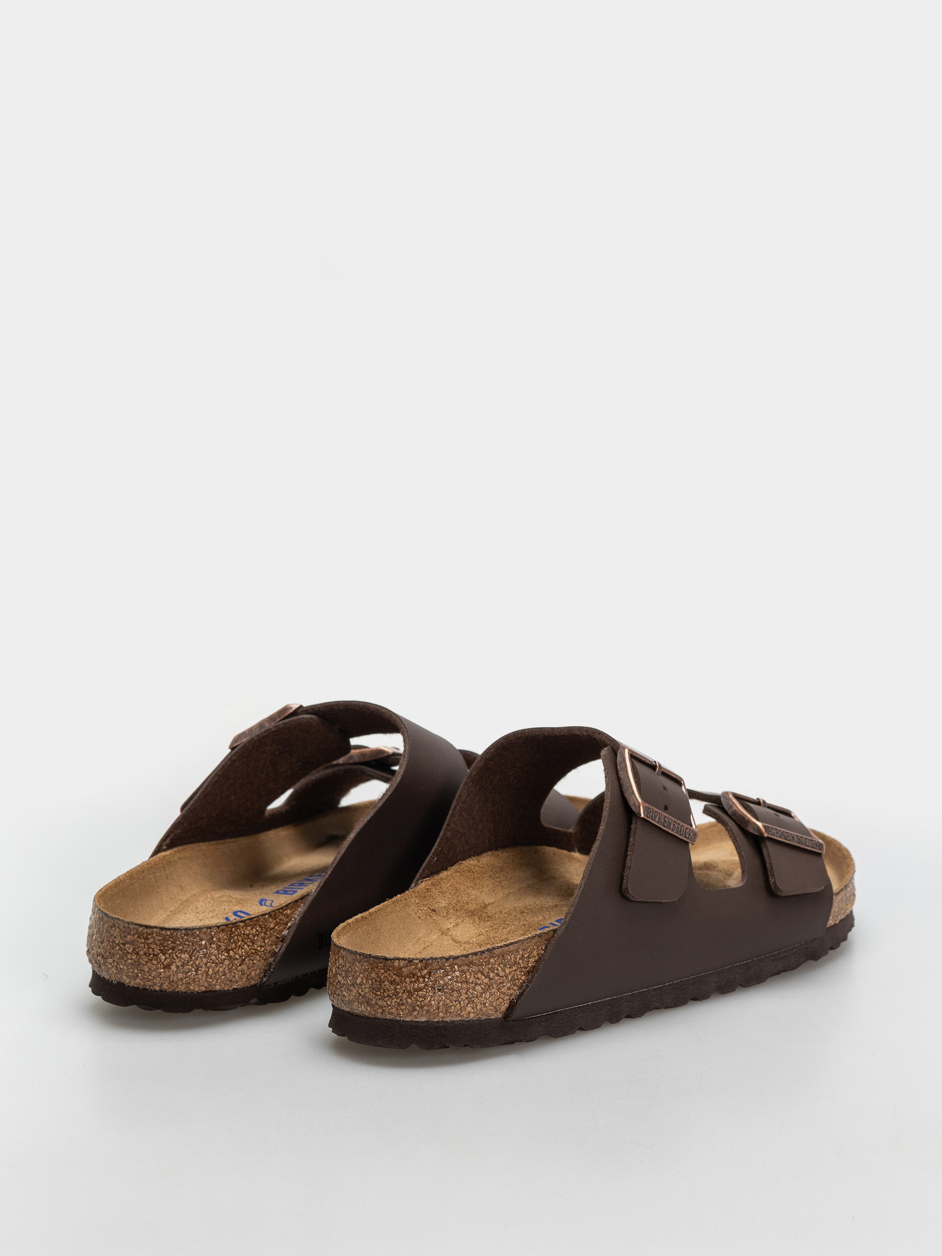 Șlapi Birkenstock Arizona Soft Footbed Birko Flor Regular (dark brown)